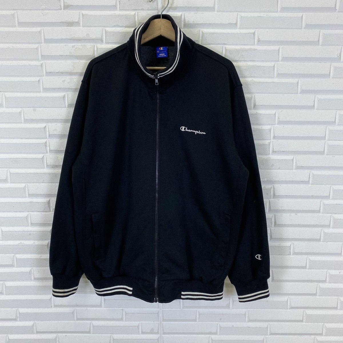 Champion Champion Oversized Embroidered Zipper Jacket Size US XXL / EU 58 / 5 - 2 Thumbnail