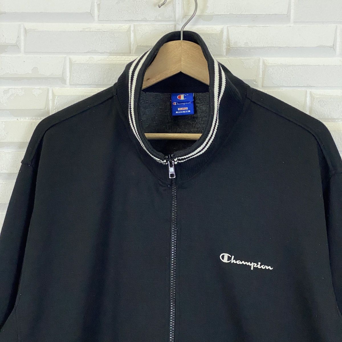 Champion Champion Oversized Embroidered Zipper Jacket Size US XXL / EU 58 / 5 - 4 Thumbnail