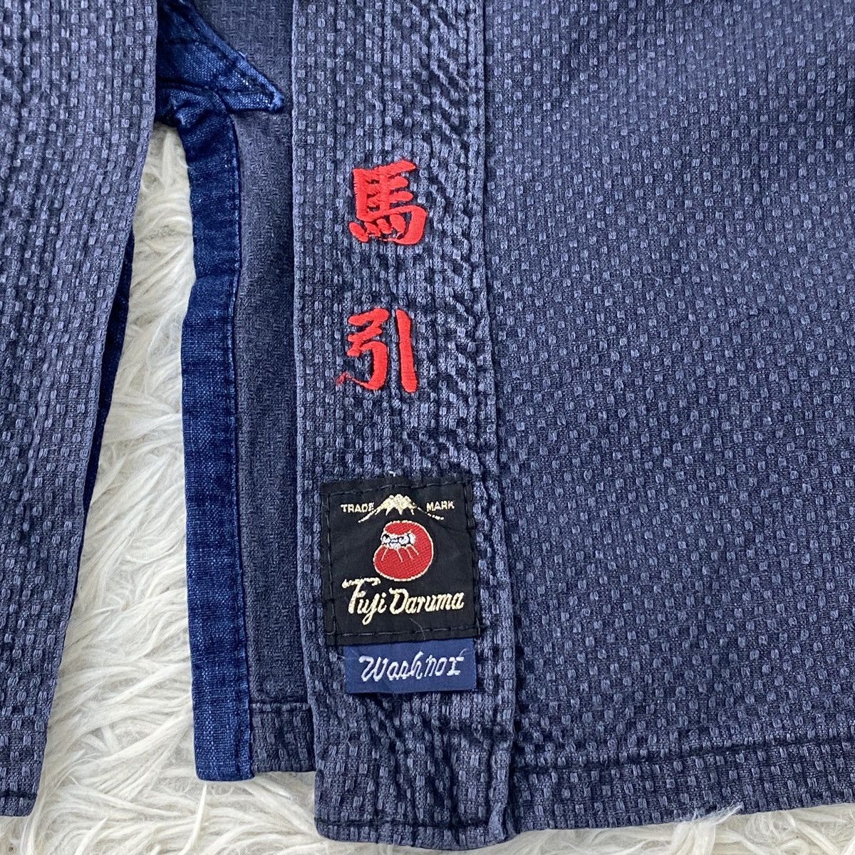Japanese Brand Japanese Fuji Daruma Noragi Indigo Kimono Size US M / EU 48-50 / 2 - 7 Thumbnail