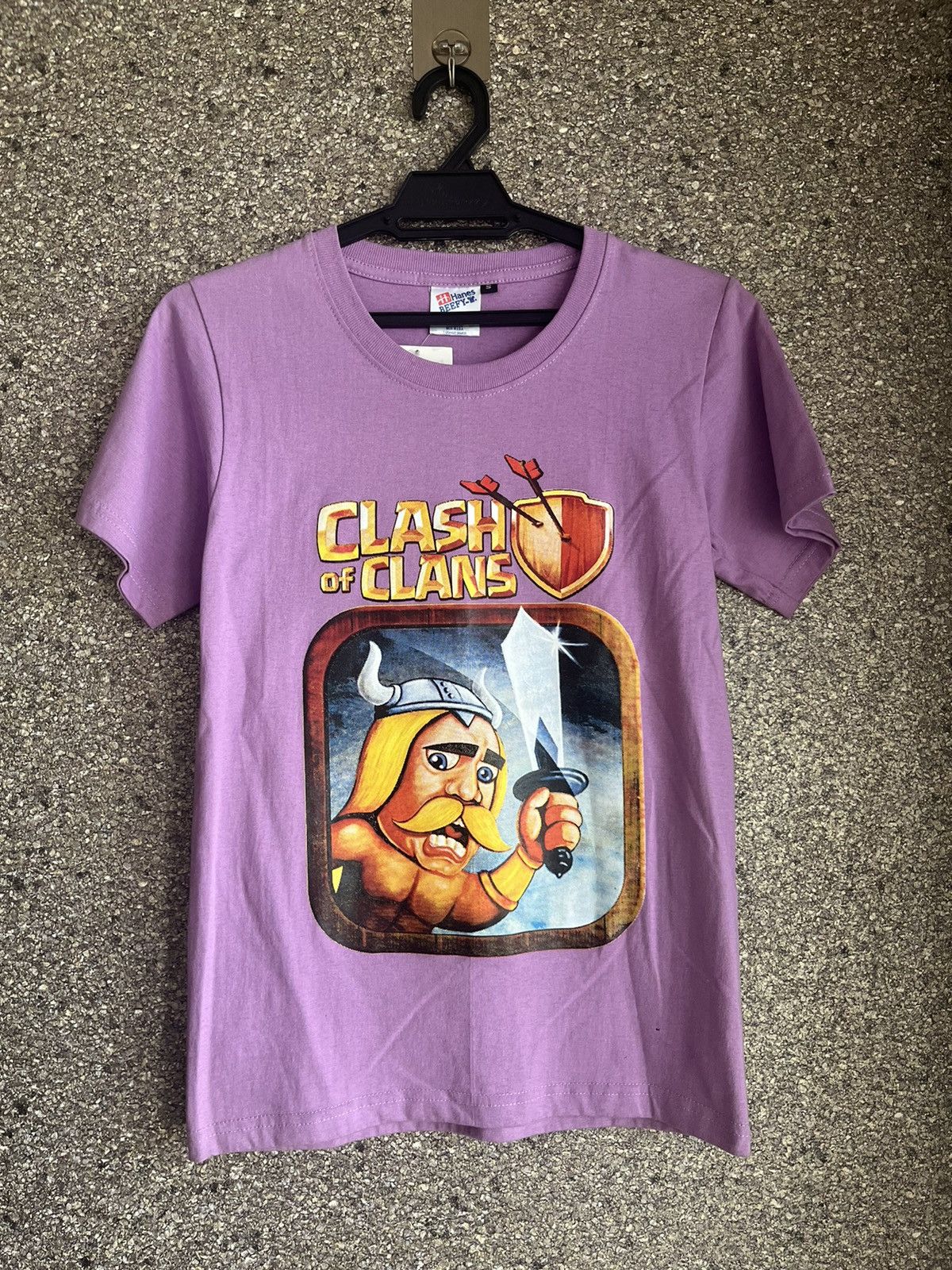 image of Vintage Clash Of Clans Ft20 in Purple, Men's (Size Small)