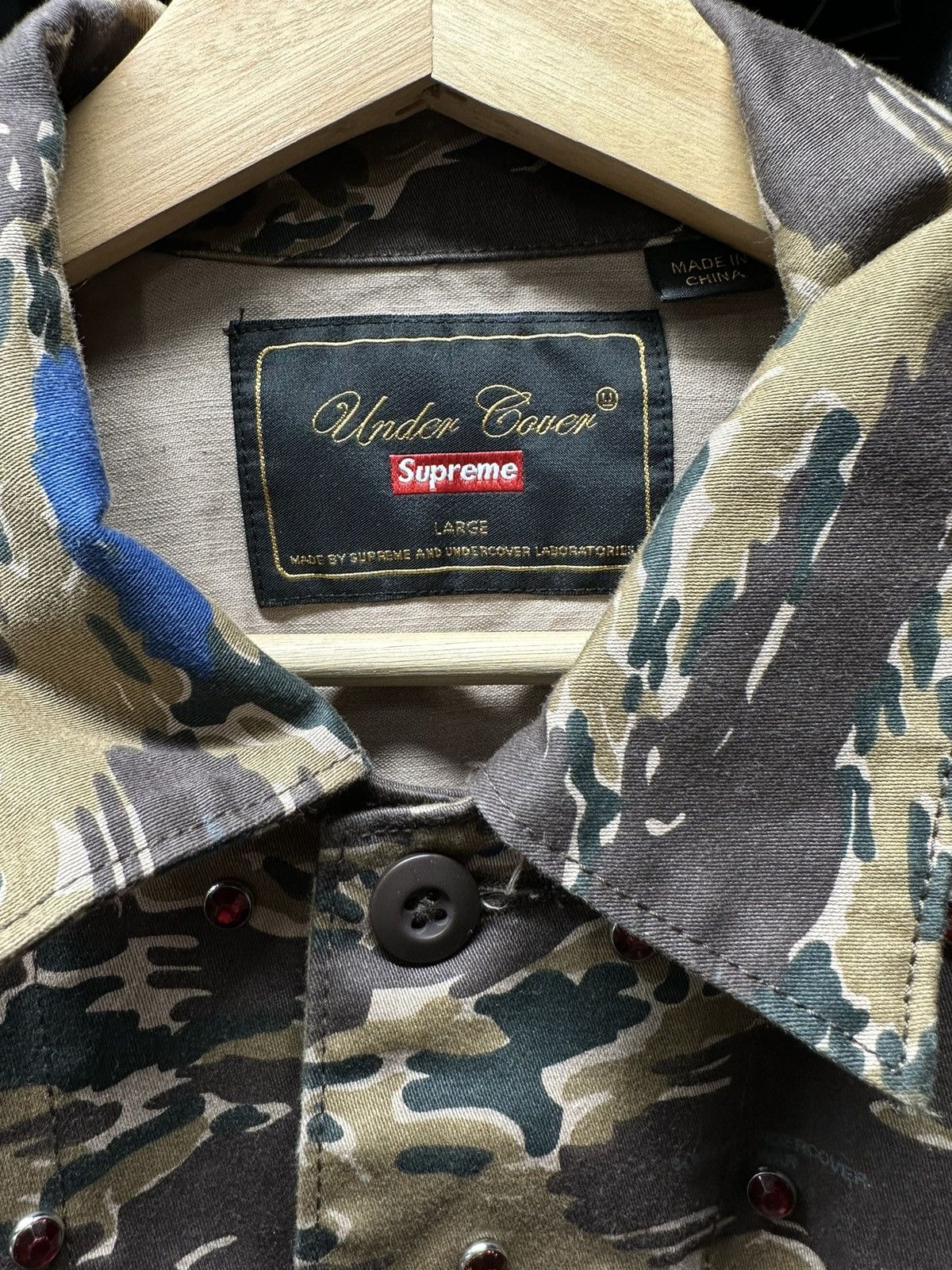 Supreme × Undercover Supreme UNDERCOVER Studded BDU Jacket Size US L / EU 52-54 / 3 - 3 Thumbnail