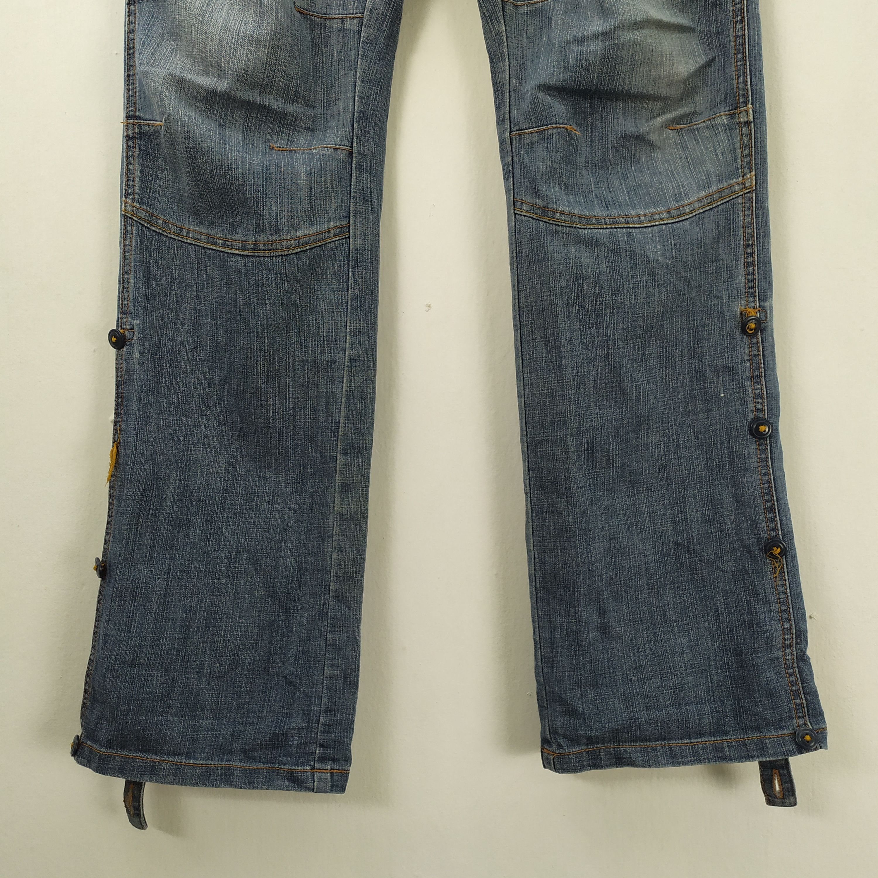 Japanese Brand JAPANESE BRAND JEAN CARGO PANTS MULTIPOCKET TACTICAL Size US 30 / EU 46 - 5 Thumbnail
