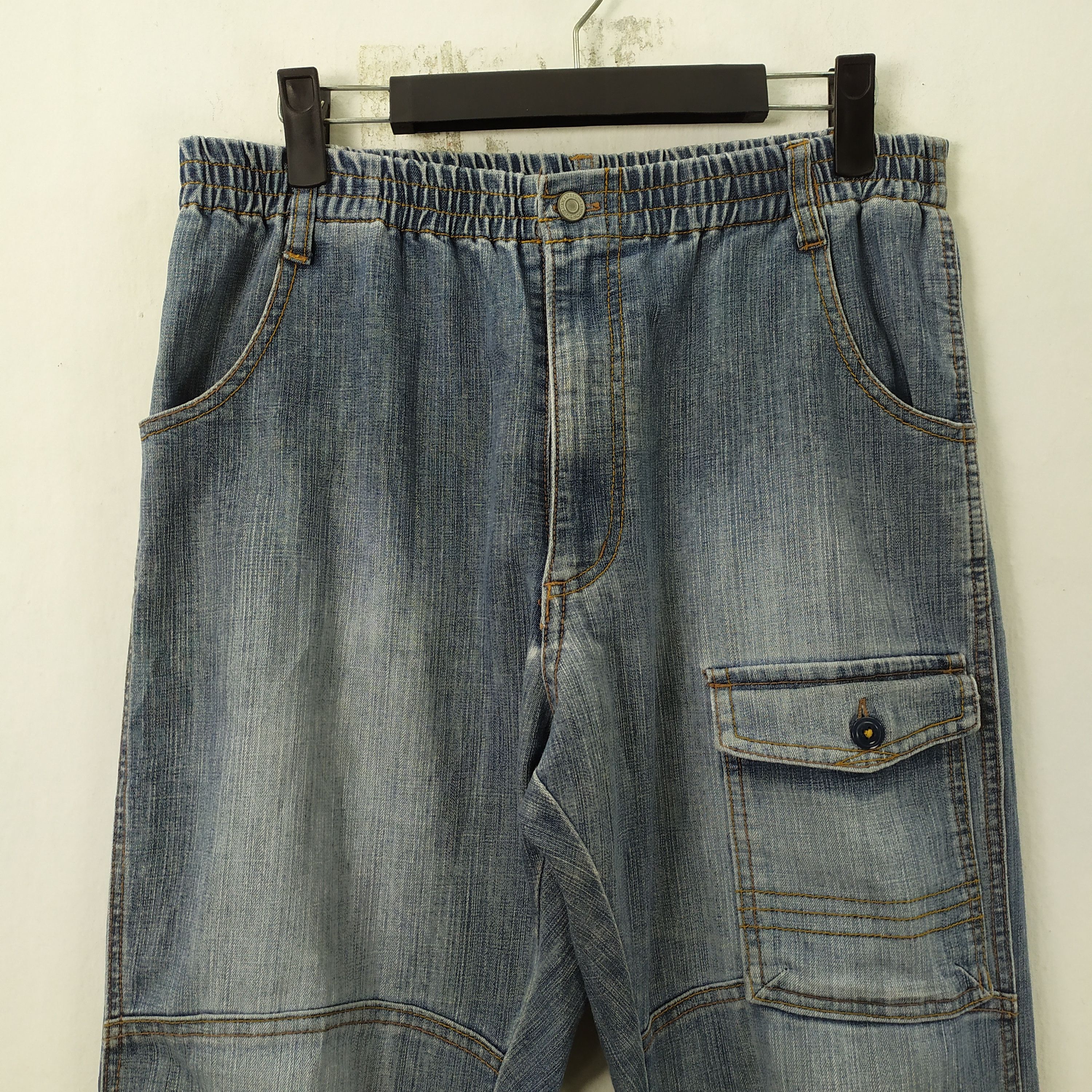Japanese Brand JAPANESE BRAND JEAN CARGO PANTS MULTIPOCKET TACTICAL Size US 30 / EU 46 - 4 Thumbnail