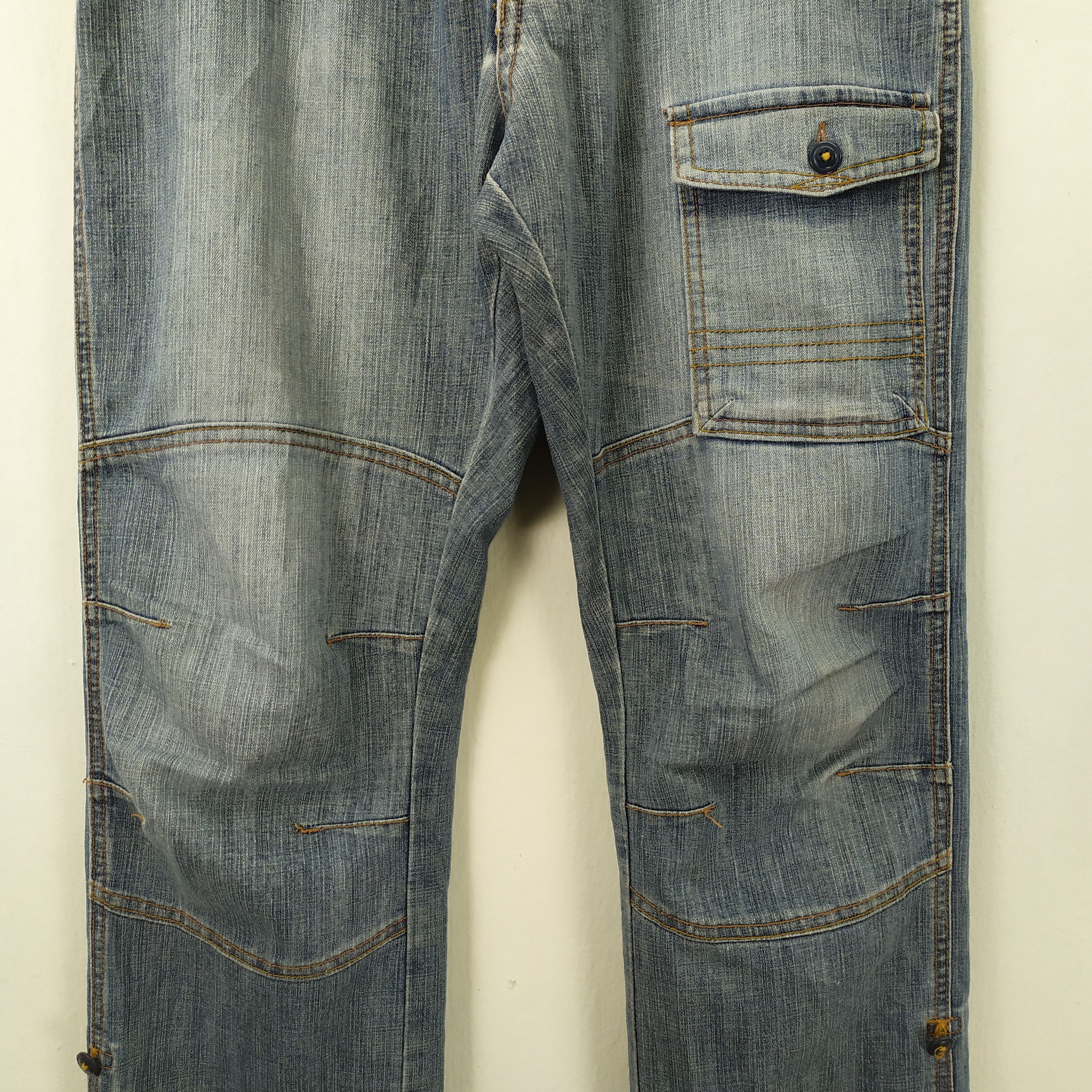 Japanese Brand JAPANESE BRAND JEAN CARGO PANTS MULTIPOCKET TACTICAL Size US 30 / EU 46 - 6 Thumbnail
