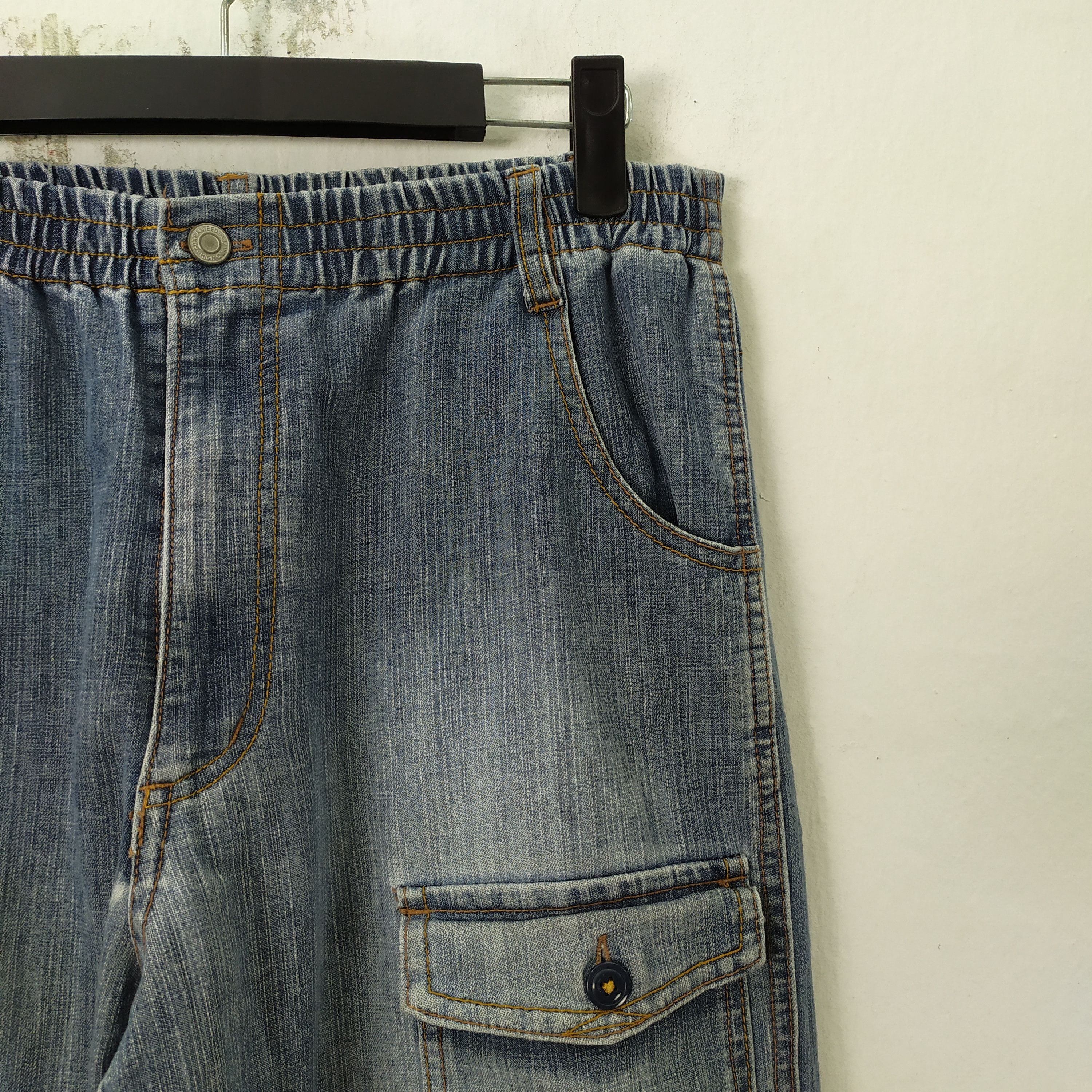 Japanese Brand JAPANESE BRAND JEAN CARGO PANTS MULTIPOCKET TACTICAL Size US 30 / EU 46 - 2 Thumbnail