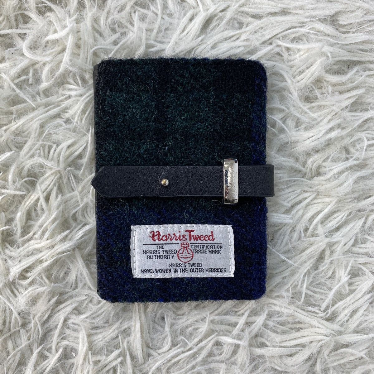 Harris Tweed Harris Tweed Wool Leather Card Holder Size ONE SIZE - 2 Thumbnail