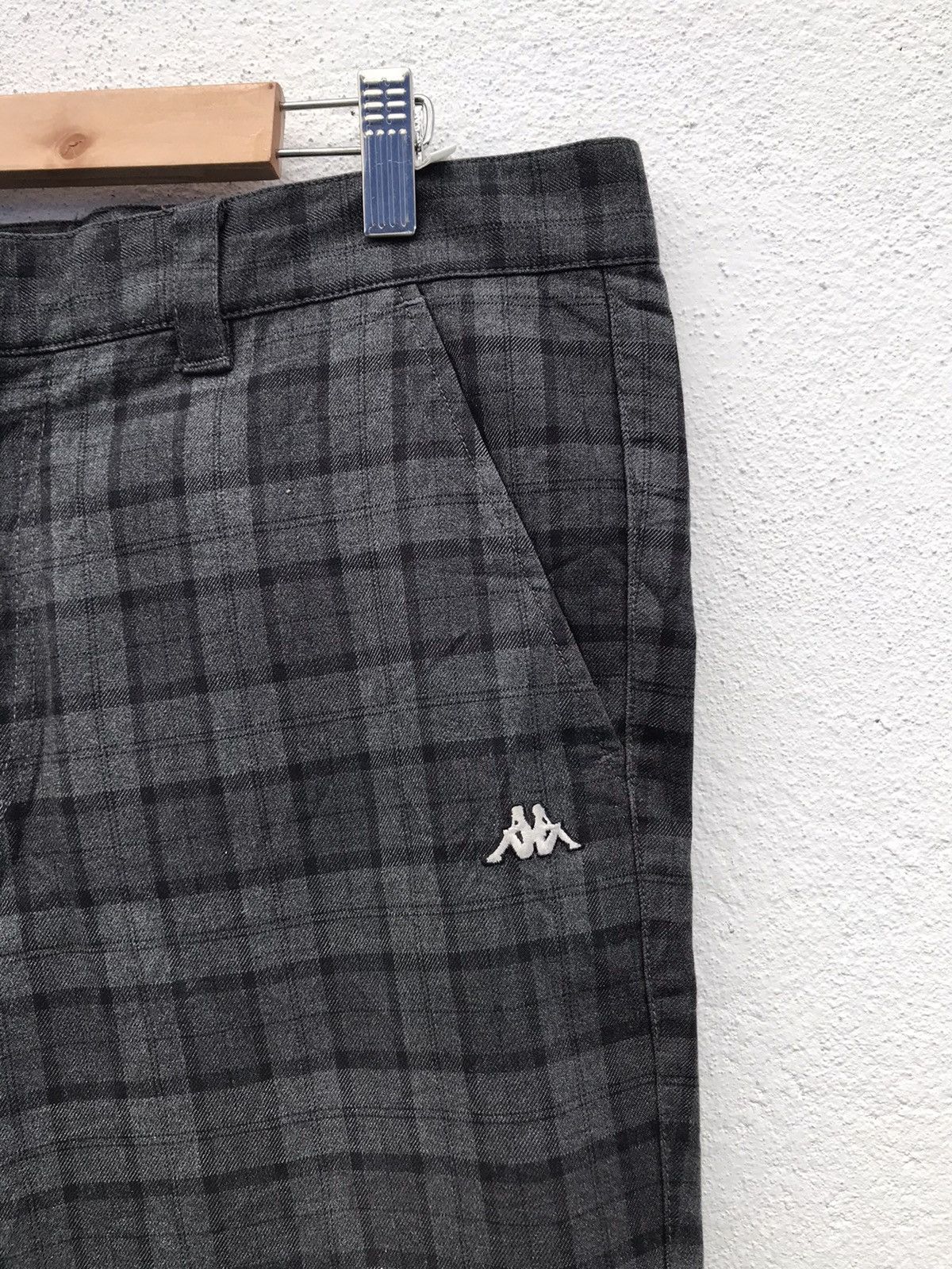 Kappa Kappa Checked Plaid Side Pocket Pants Size US 34 / EU 50 - 3 Thumbnail