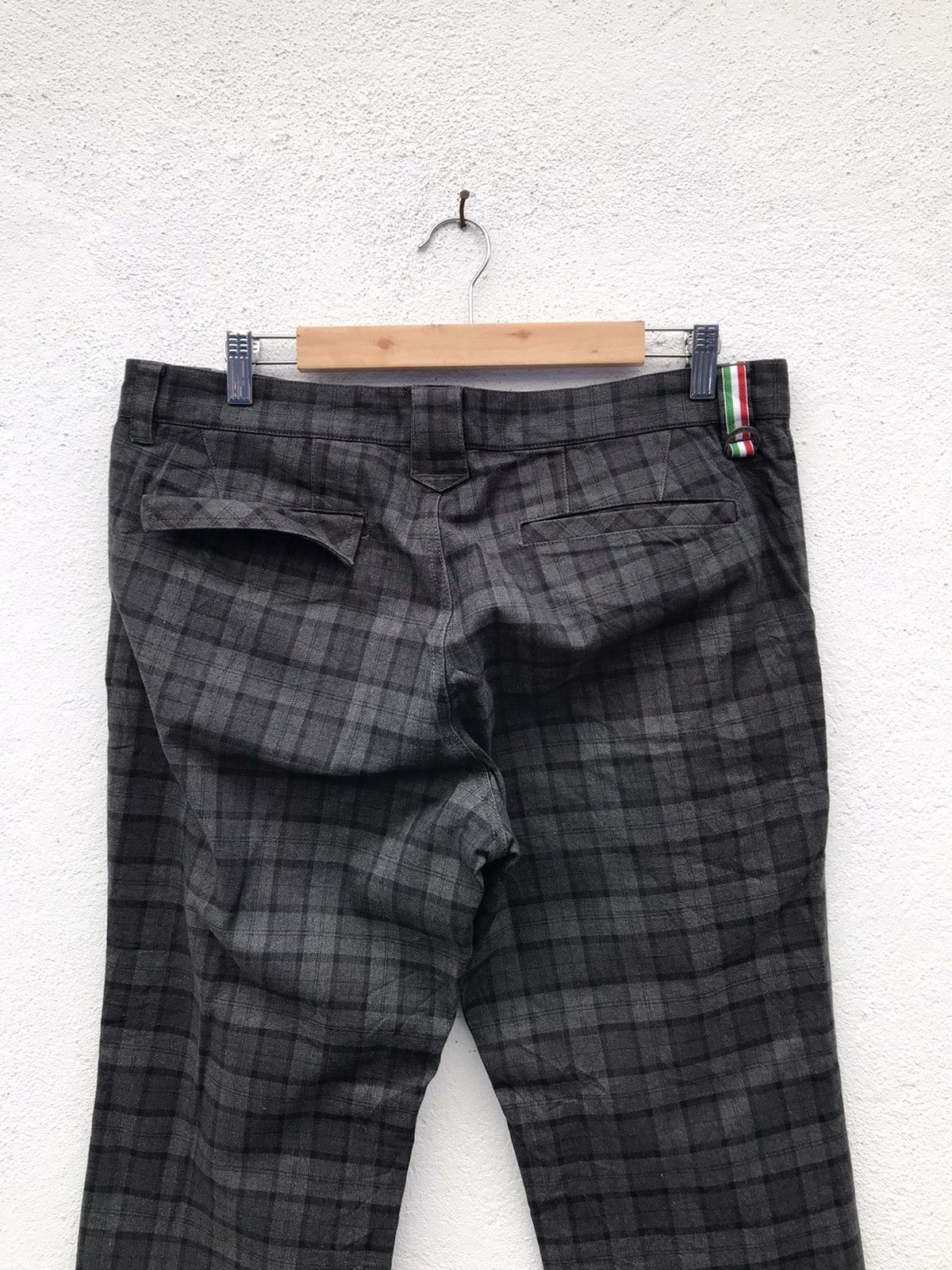 Kappa Kappa Checked Plaid Side Pocket Pants Size US 34 / EU 50 - 7 Thumbnail