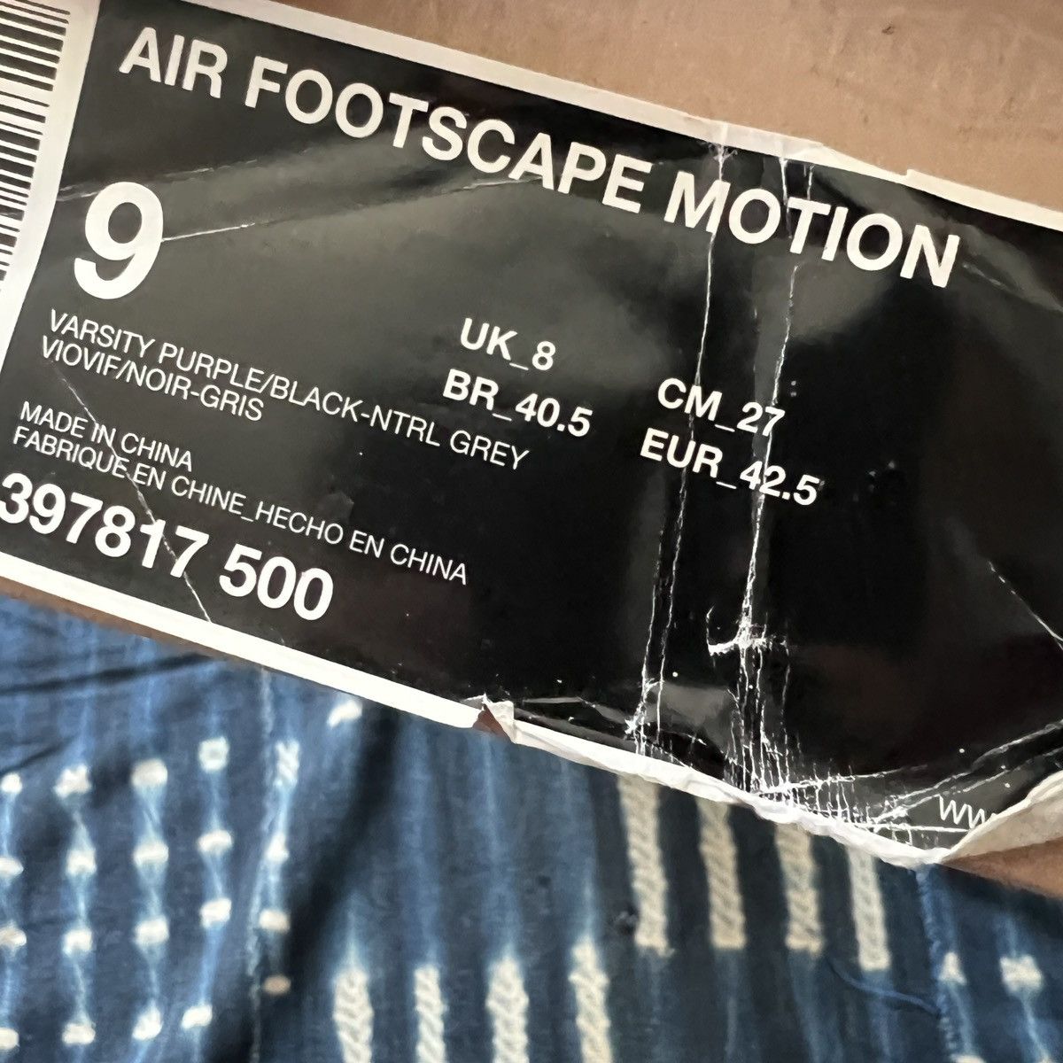 Fragment Design × Nike Fragment Design X Hirosh Fujiwara X Nike Footscape Motion Size US 9 / EU 42 - 10 Thumbnail