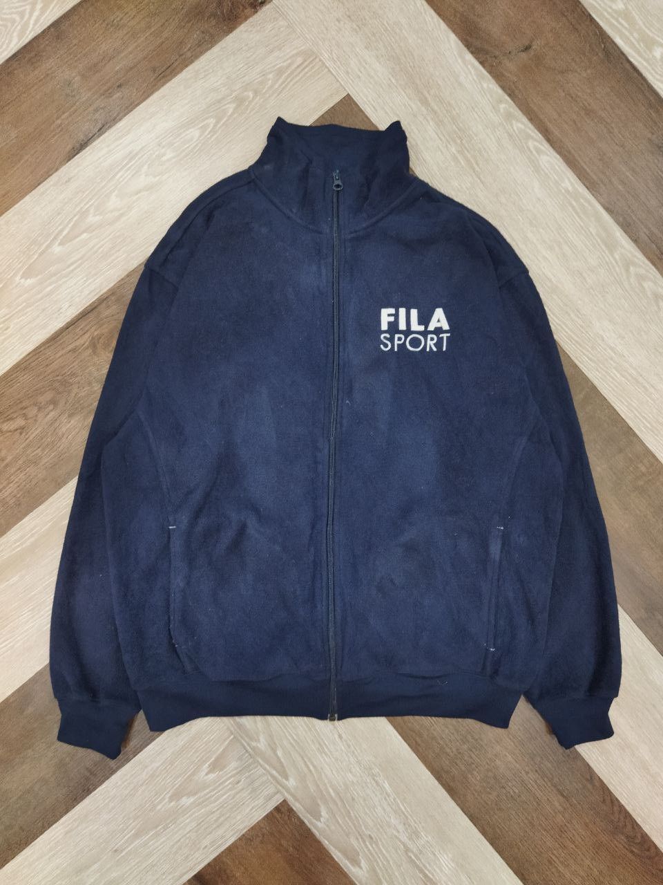 Fila Vintage Fila Sport Fleece Jacket Size US L / EU 52-54 / 3 - 3 Thumbnail