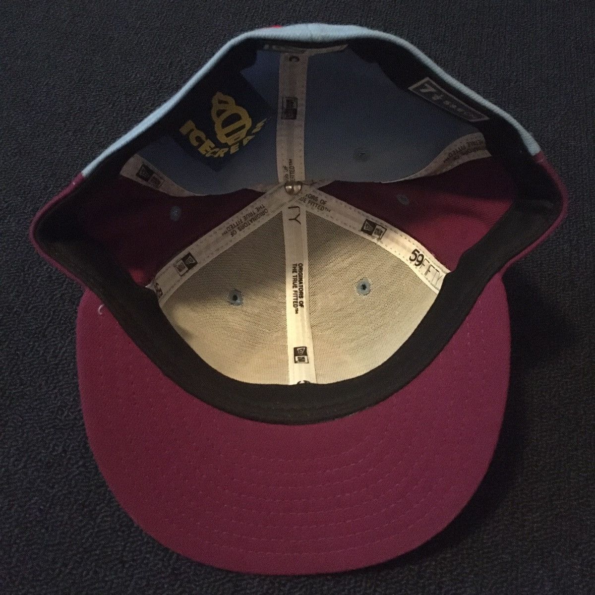 Billionaire Boys Club RARE OG BBC ICE CREAM NEW ERA HAPPY PANDA FITTED CAP 7 3/4 Size ONE SIZE - 2 Thumbnail