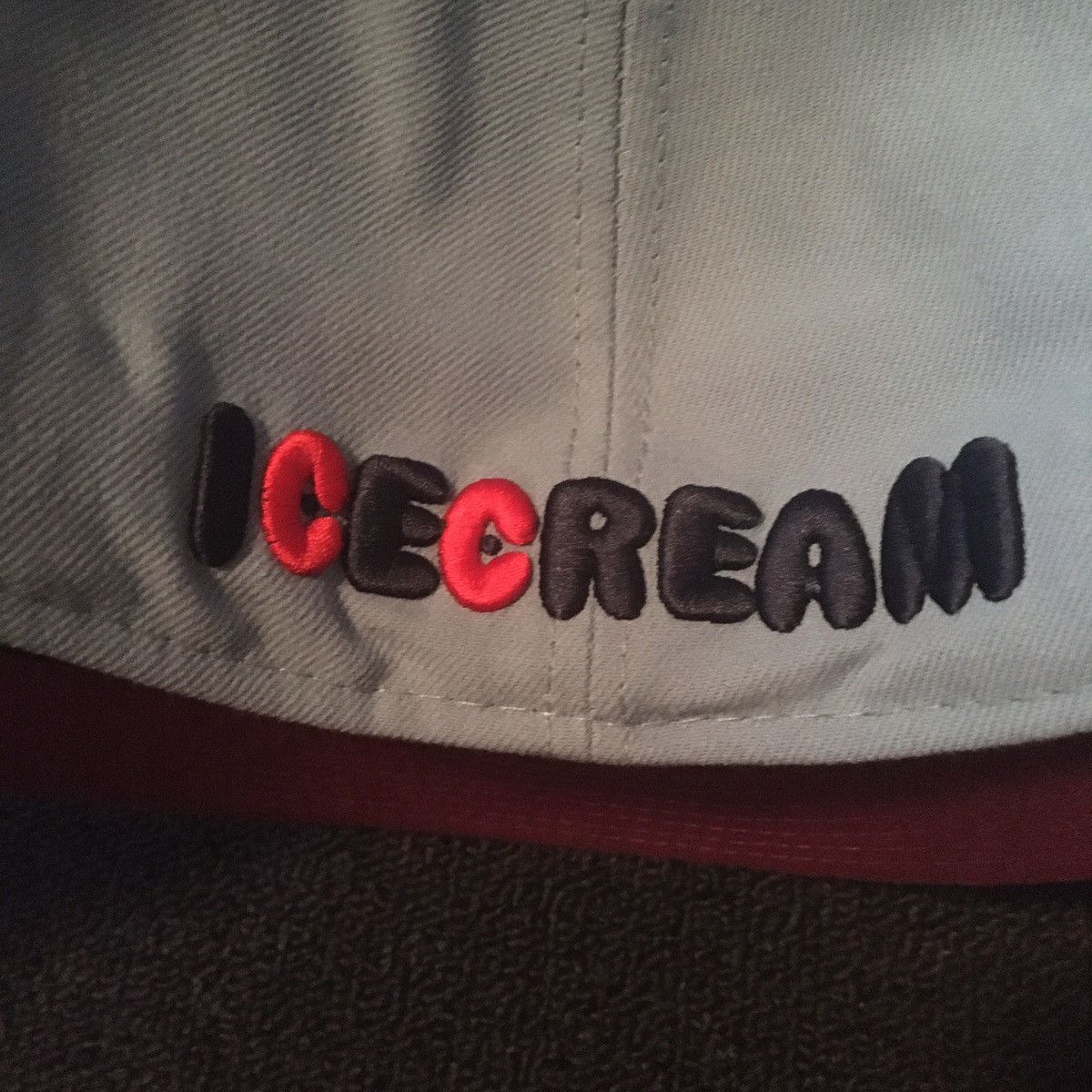 Billionaire Boys Club RARE OG BBC ICE CREAM NEW ERA HAPPY PANDA FITTED CAP 7 3/4 Size ONE SIZE - 5 Thumbnail