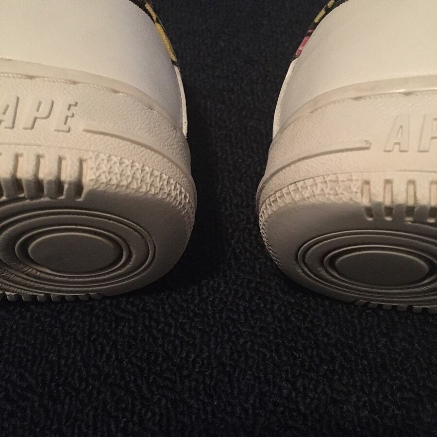 Bape A Bathing Ape Bapesta Leather Canvas Milo & Friends Shoes Size US 7 / IT 37 - 5 Thumbnail