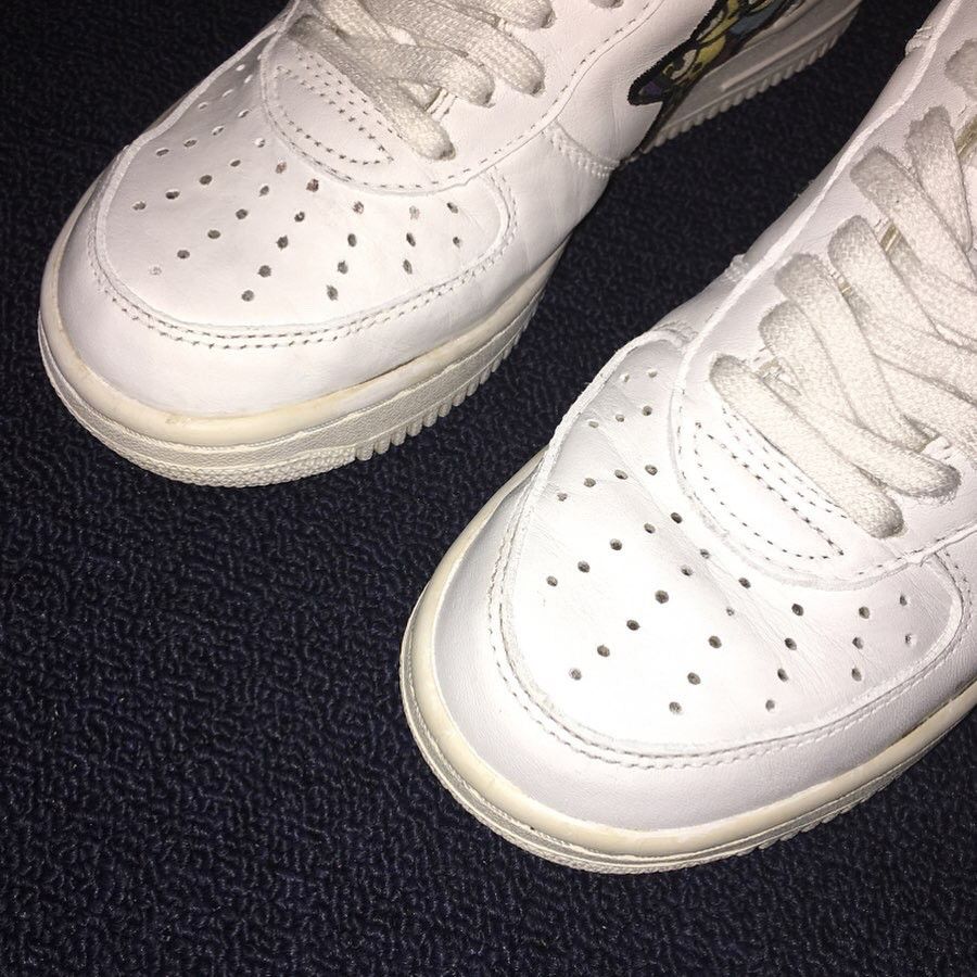 Bape A Bathing Ape Bapesta Leather Canvas Milo & Friends Shoes Size US 7 / IT 37 - 10 Thumbnail