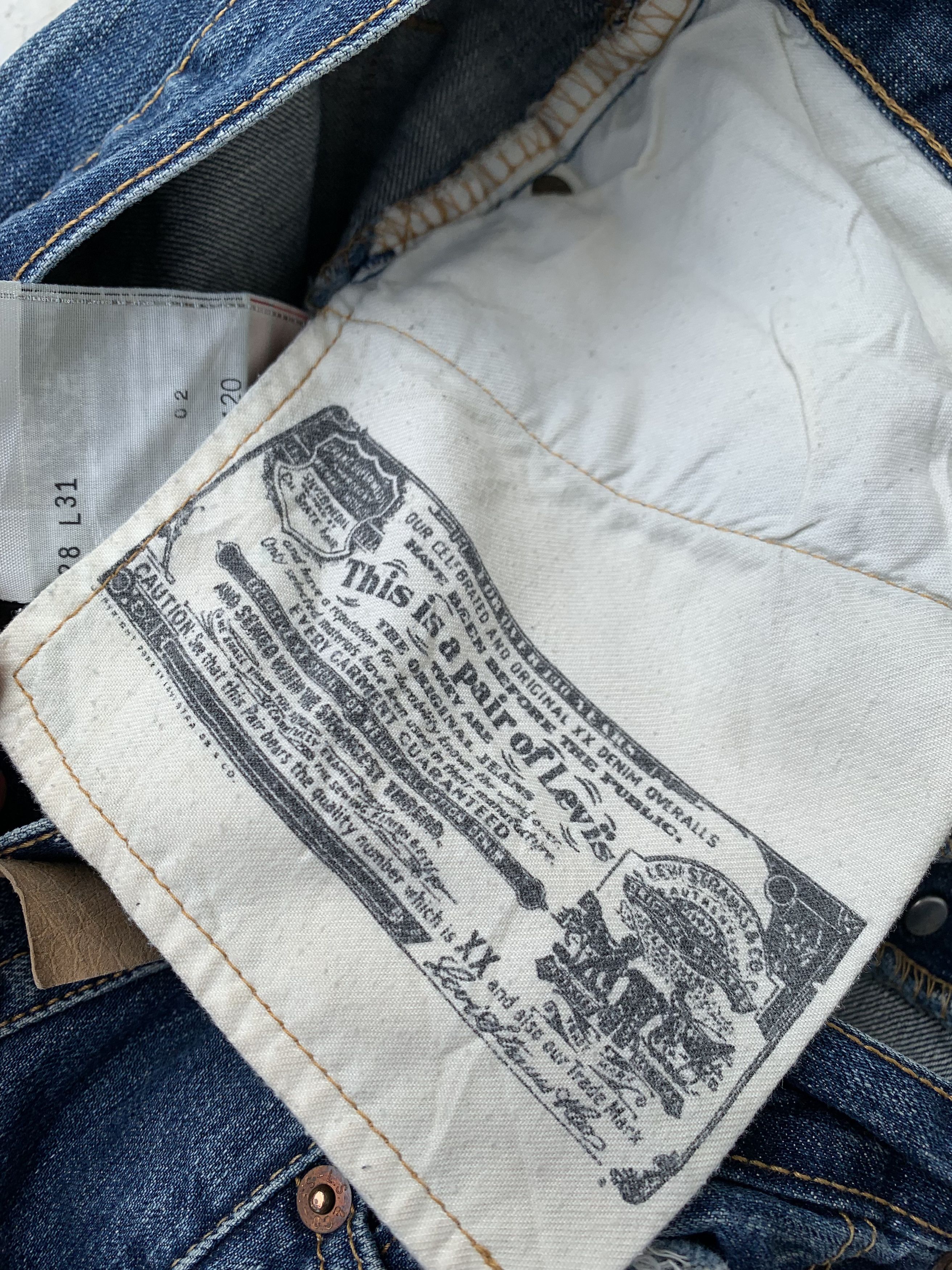 Levi's Vintage Levis 501 Denim Jeans Size US 27 - 10 Thumbnail