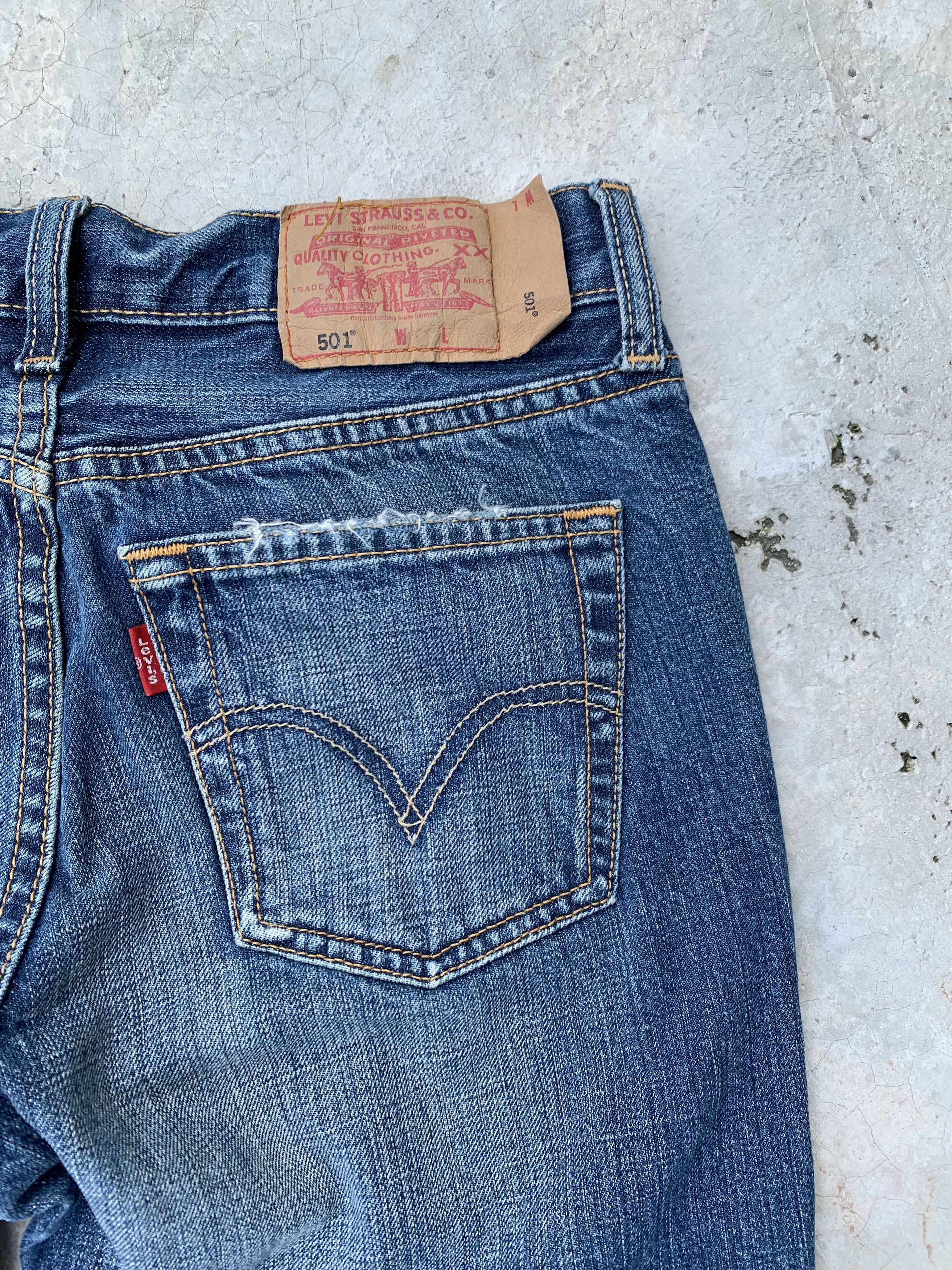 Levi's Vintage Levis 501 Denim Jeans Size US 27 - 13 Thumbnail