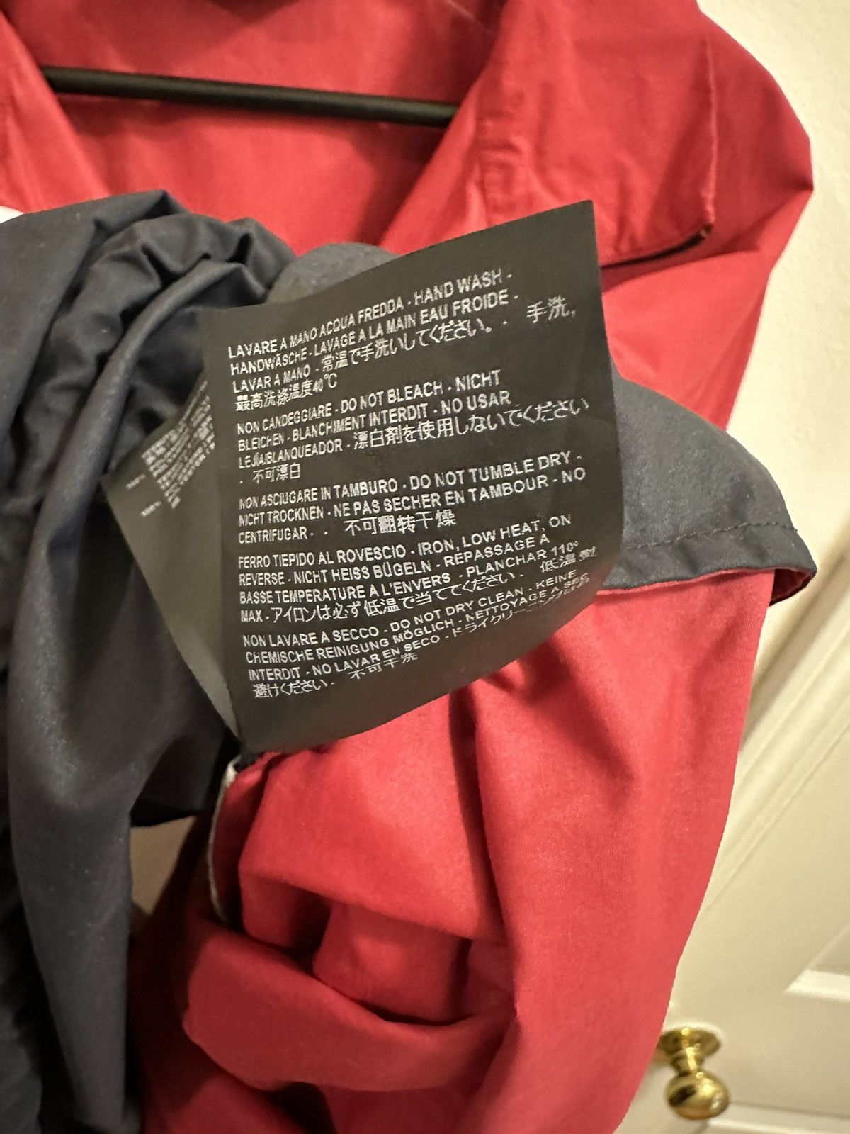 Balenciaga Balenciaga Red Zip-up Logo Track Jacket Windbreaker Size US L / EU 52-54 / 3 - 8 Thumbnail