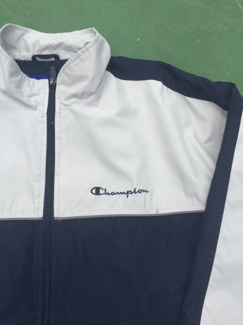 Champion Vintage Champion Oversized Script Logo Windbreaker Size US L / EU 52-54 / 3 - 3 Thumbnail