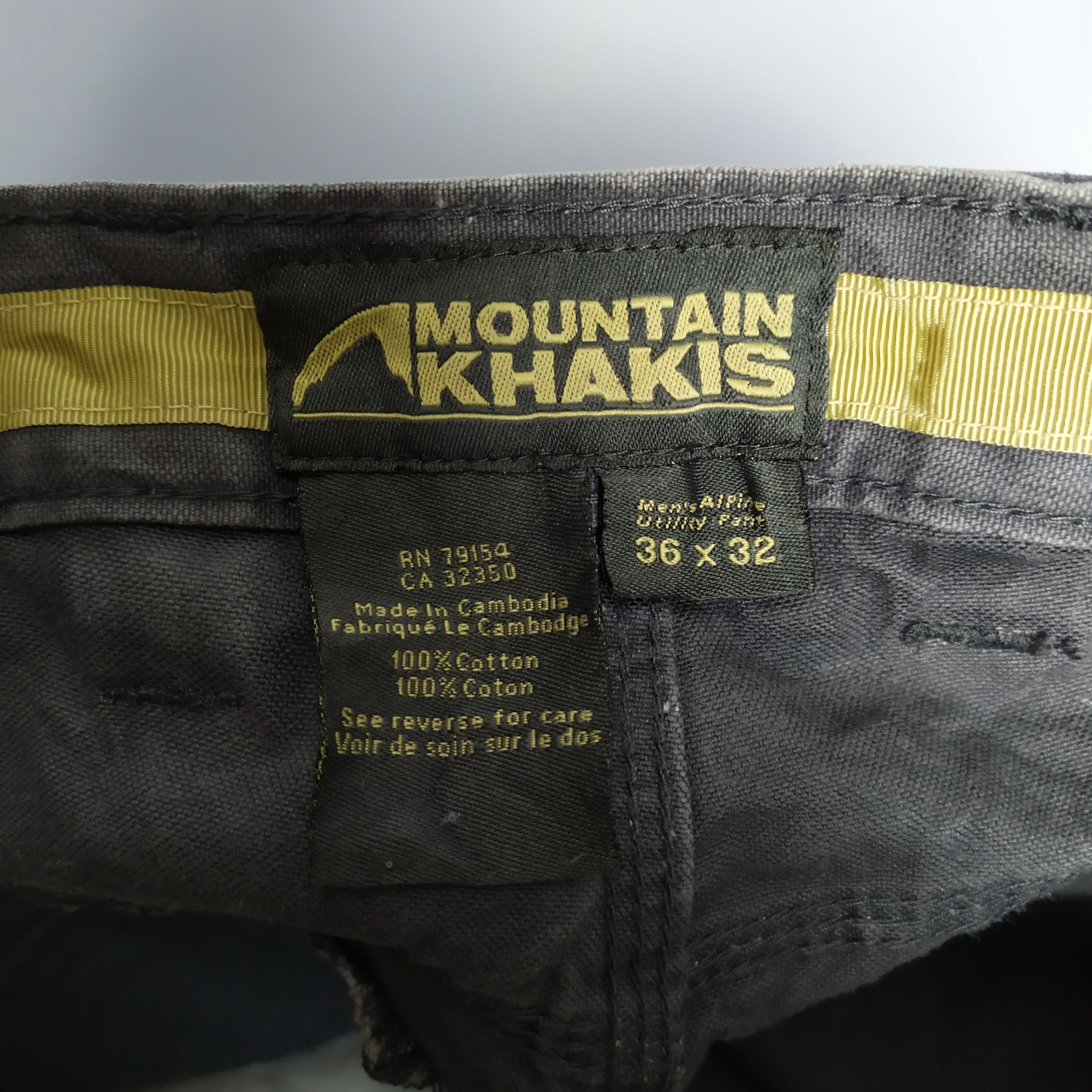 Japanese Brand MOUNTAIN KHAKIS CARPENTER CARGO PANTS Size US 36 / EU 52 - 17 Thumbnail