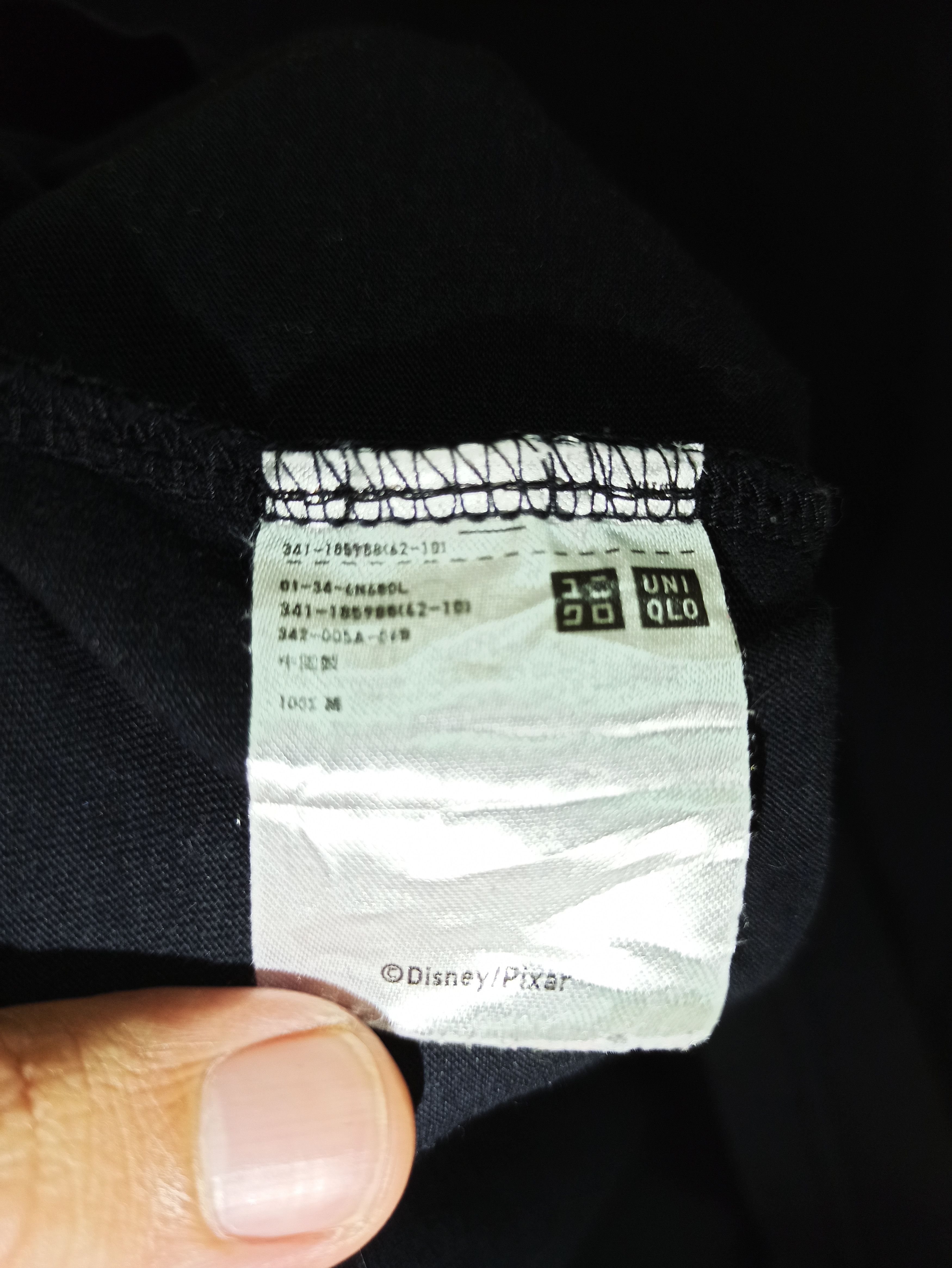 Disney Rare🔥 Black Pixar Animation Studios T-Shirt by Uniqlo(c34) Size US XL / EU 56 / 4 - 7 Thumbnail