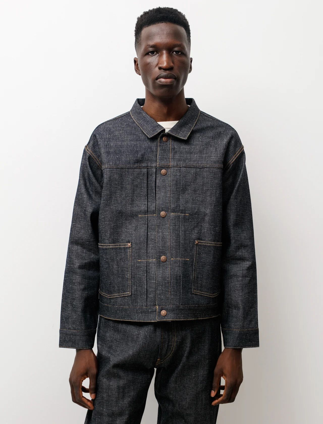Taiga Takahashi TAIGA TAKAHASHI - LOT 701 DENIM JACKET RAW | Grailed