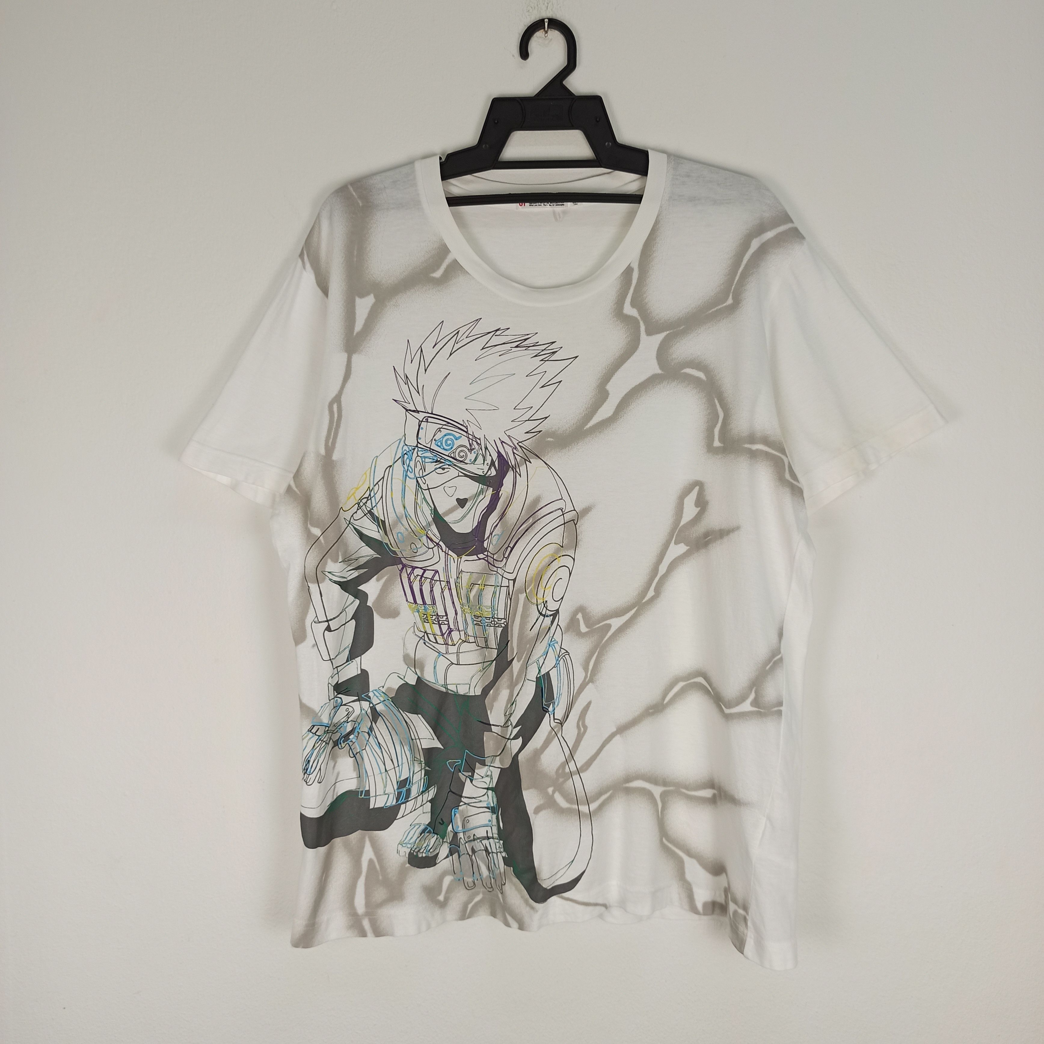 Anime 🔥Rare🔥 Anime Naruto Shippuden Character Kakashi Tshirt Size US XL / EU 56 / 4 - 1 Thumbnail
