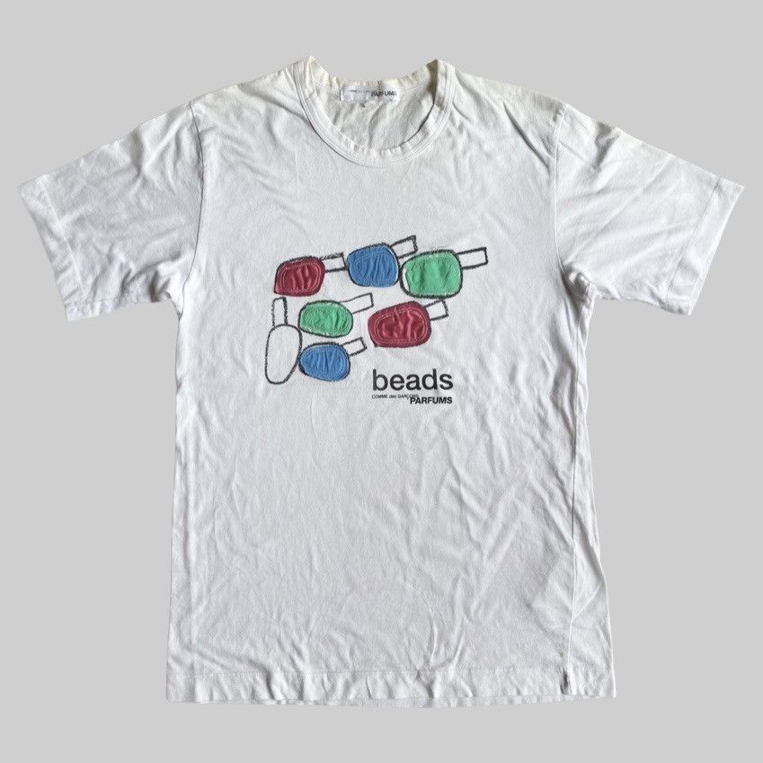 Comme des Garcons Comme Des Garcons Parfums Beads T Shirt Size US M / EU 48-50 / 2 - 1 Thumbnail