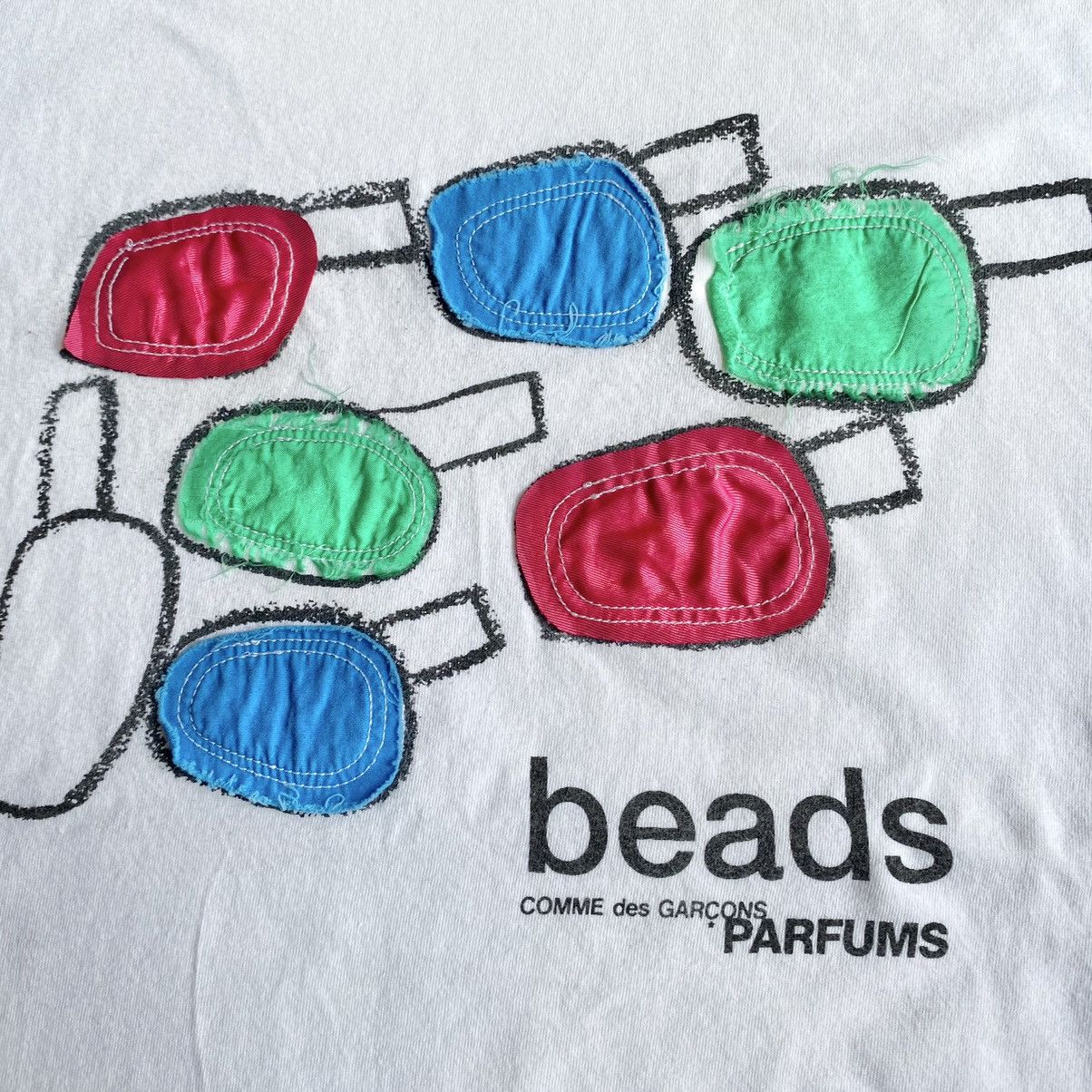 Comme des Garcons Comme Des Garcons Parfums Beads T Shirt Size US M / EU 48-50 / 2 - 3 Thumbnail