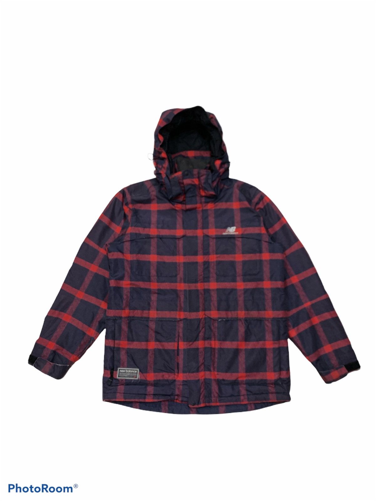 New Balance VINTAGE NEW BALANCE HOODIE WINDBREAKER JACKET FLANNEL Size US L / EU 52-54 / 3 - 1 Thumbnail