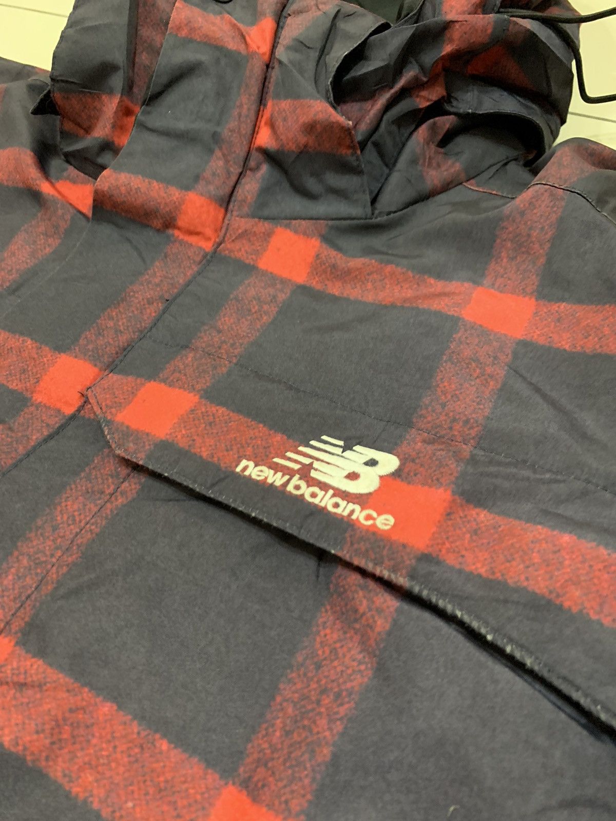 New Balance VINTAGE NEW BALANCE HOODIE WINDBREAKER JACKET FLANNEL Size US L / EU 52-54 / 3 - 6 Thumbnail