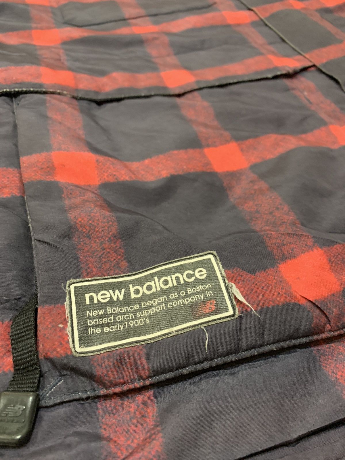 New Balance VINTAGE NEW BALANCE HOODIE WINDBREAKER JACKET FLANNEL Size US L / EU 52-54 / 3 - 7 Thumbnail
