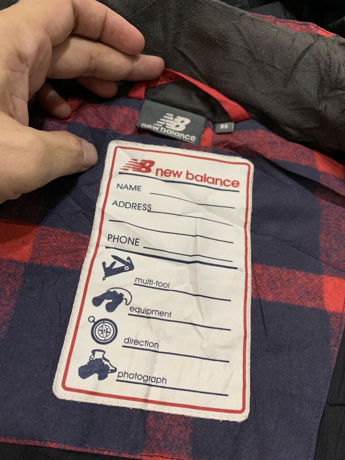 New Balance VINTAGE NEW BALANCE HOODIE WINDBREAKER JACKET FLANNEL Size US L / EU 52-54 / 3 - 10 Thumbnail