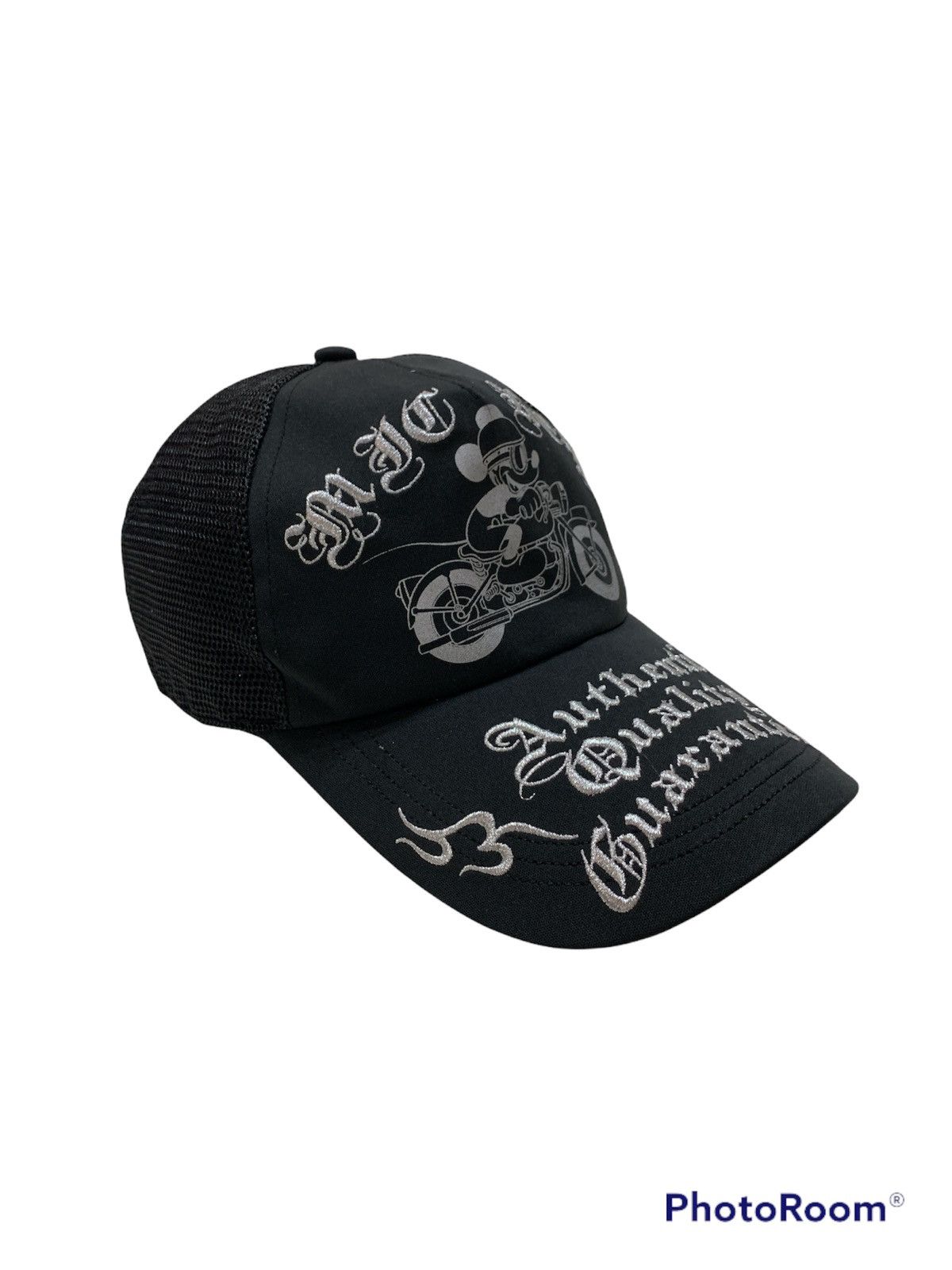 Disney × Mickey Mouse MICKEY MOUSE BIKER TRUCKER SNAP BUTTON TRUCKER CAP Size ONE SIZE - 3 Thumbnail