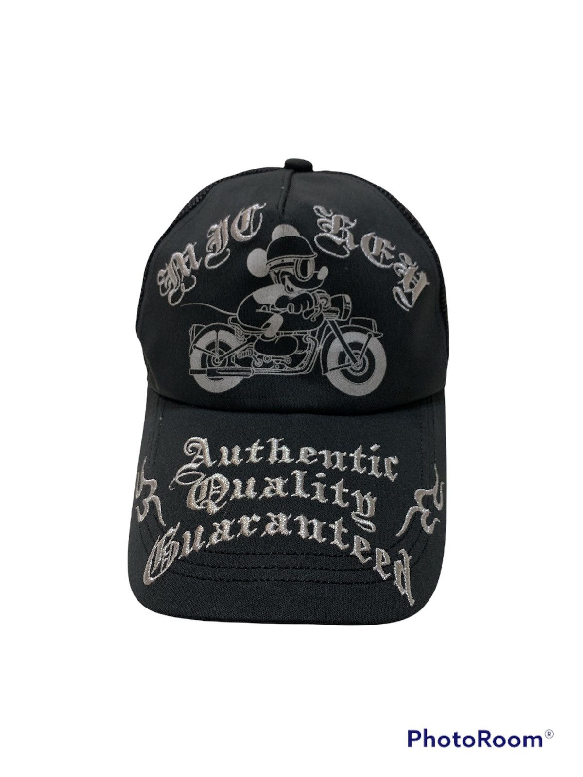 Disney × Mickey Mouse MICKEY MOUSE BIKER TRUCKER SNAP BUTTON TRUCKER CAP Size ONE SIZE - 1 Thumbnail