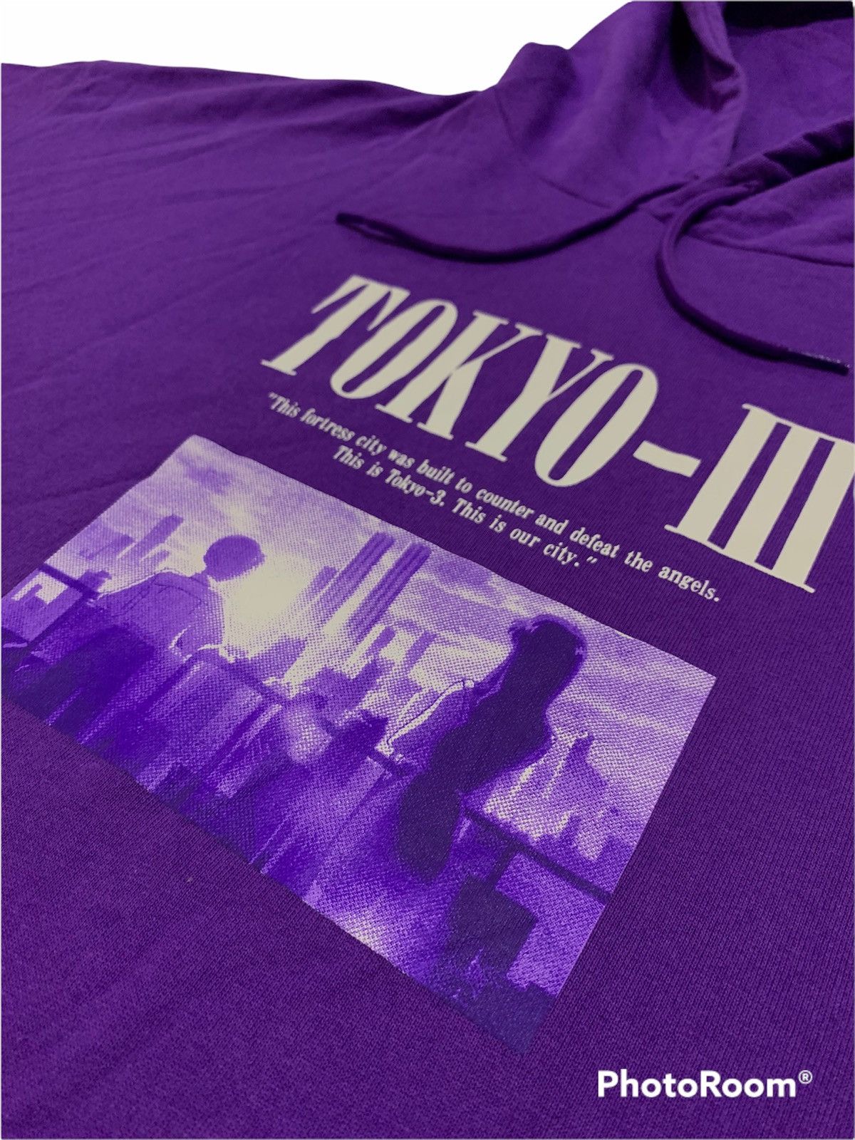 Anime × Cartoon Network EVANGELION TOKYO-iii HOODIE SHIRT Size US XL / EU 56 / 4 - 5 Thumbnail