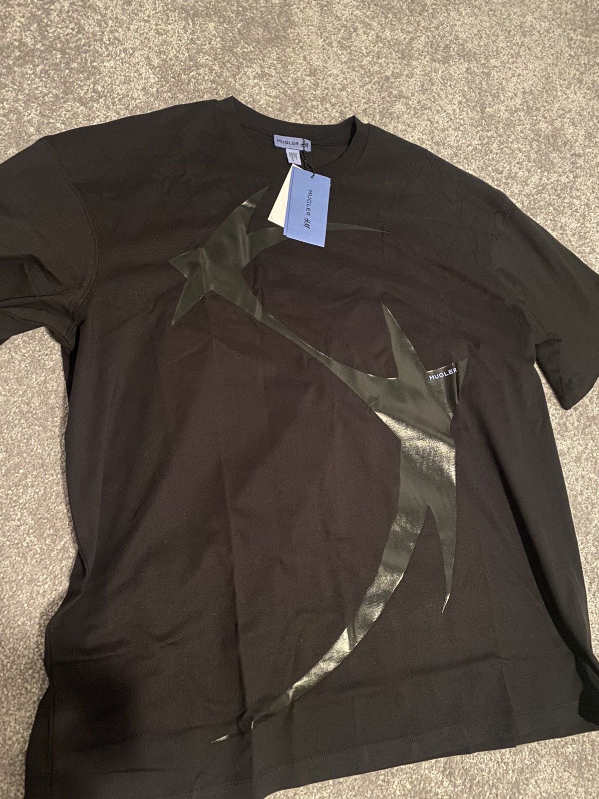 H&M × Mugler Mugler H&M Printed T-shirt Size US XL / EU 56 / 4 - 4 Thumbnail