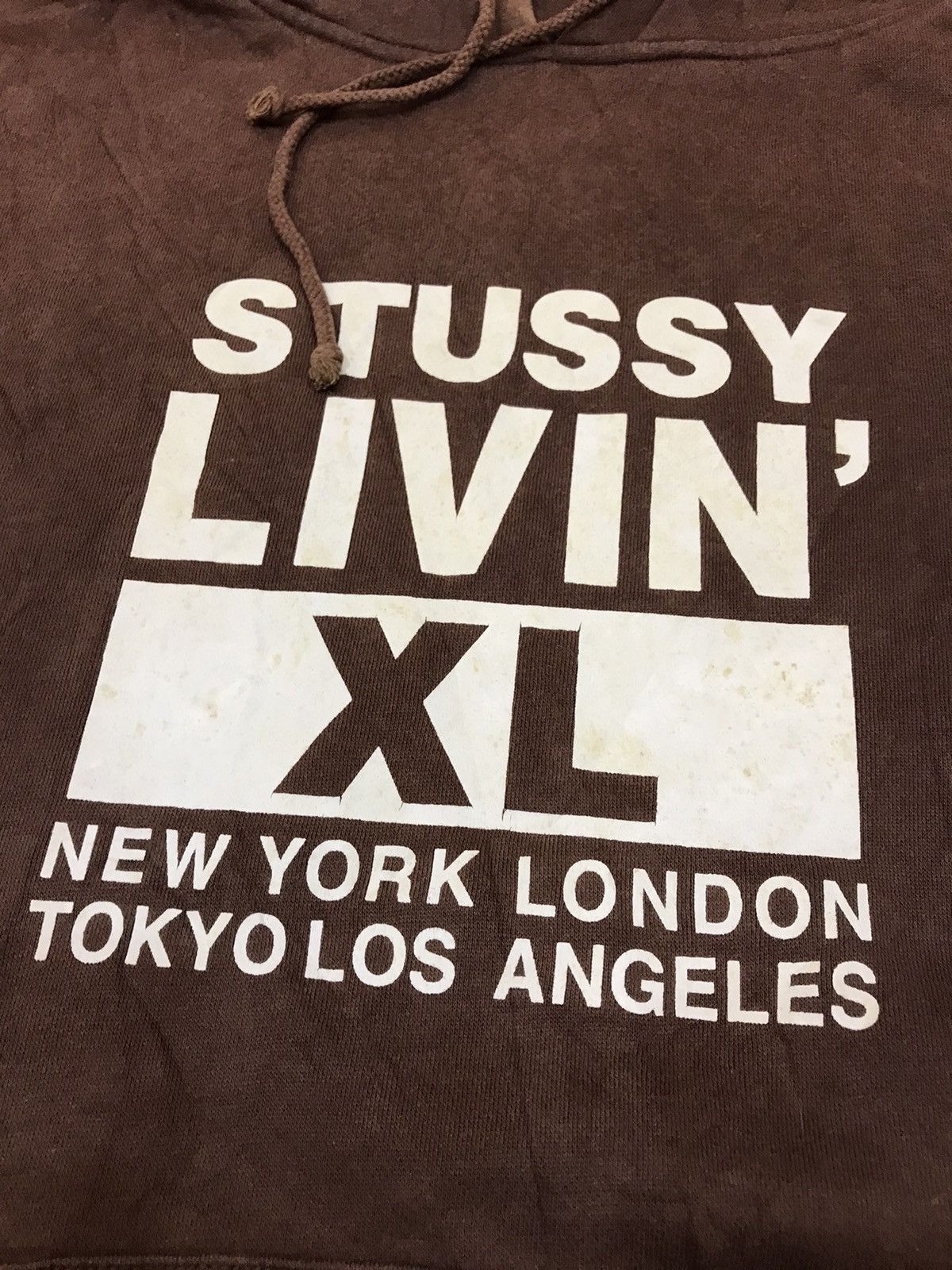 Stussy VINTAGE STUSSY NYLTLA HOODIE SEASONED DISTRESSED Size US XL / EU 56 / 4 - 3 Thumbnail