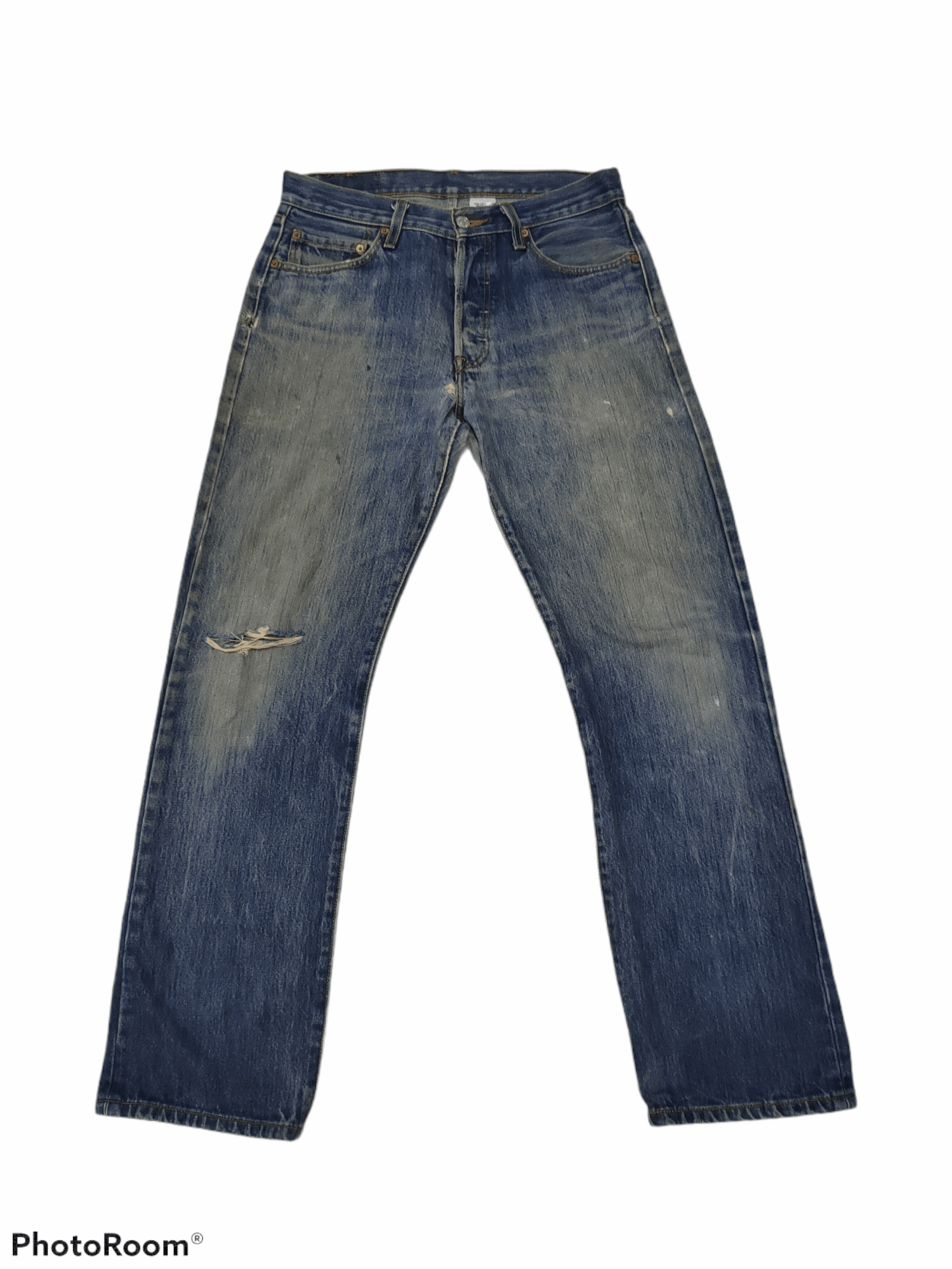 Levi's DUSTRESSED LEVI'S STRAUSS 501 DENIM JEANS PANTS Size US 30 / EU 46 - 1 Thumbnail