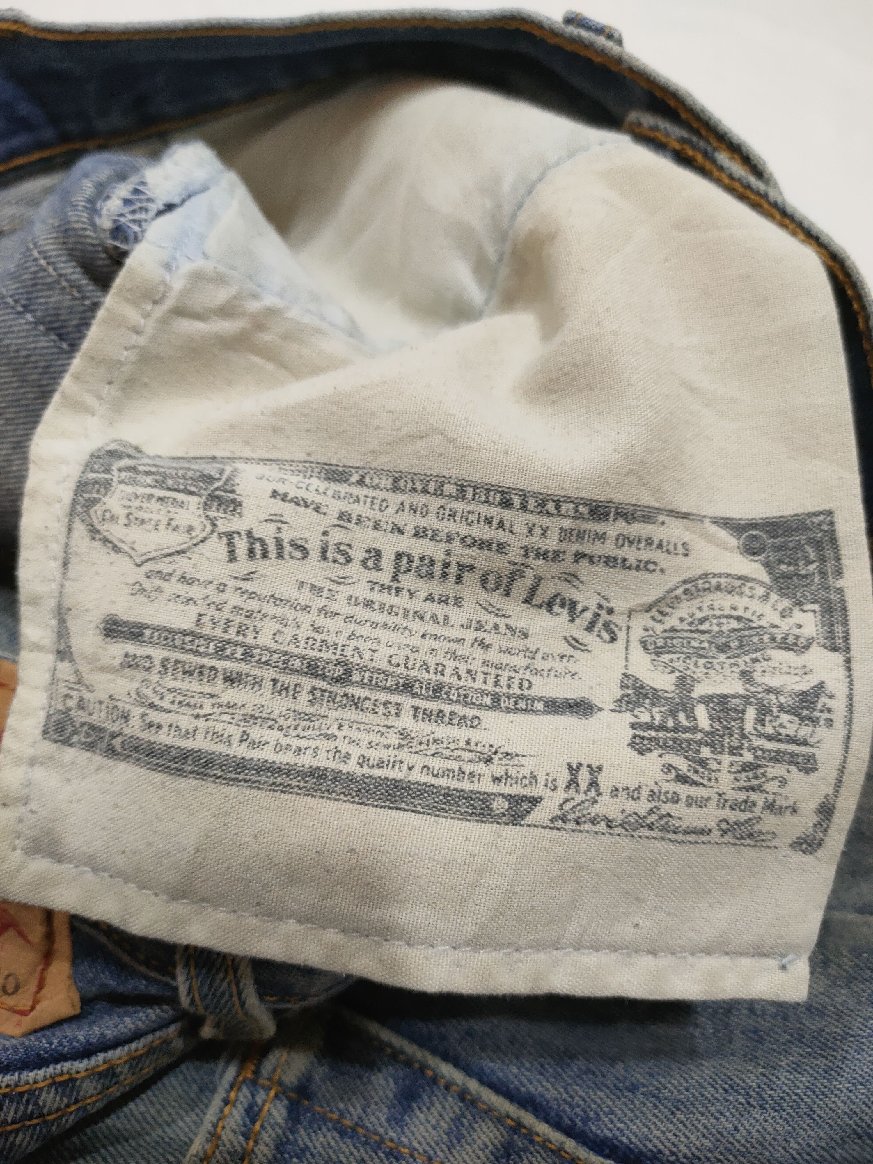 Levi's DUSTRESSED LEVI'S STRAUSS 501 DENIM JEANS PANTS Size US 30 / EU 46 - 4 Thumbnail