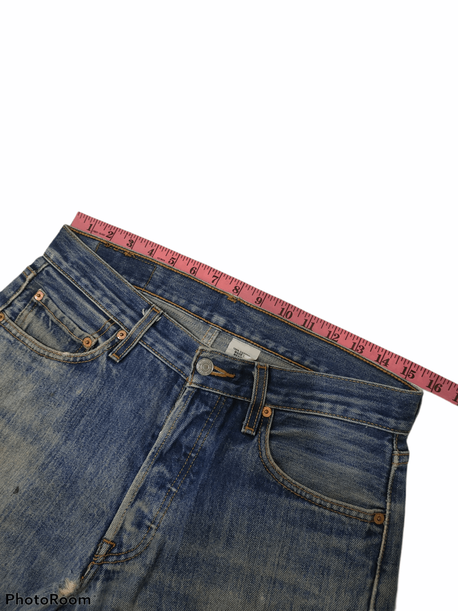 Levi's DUSTRESSED LEVI'S STRAUSS 501 DENIM JEANS PANTS Size US 30 / EU 46 - 13 Thumbnail