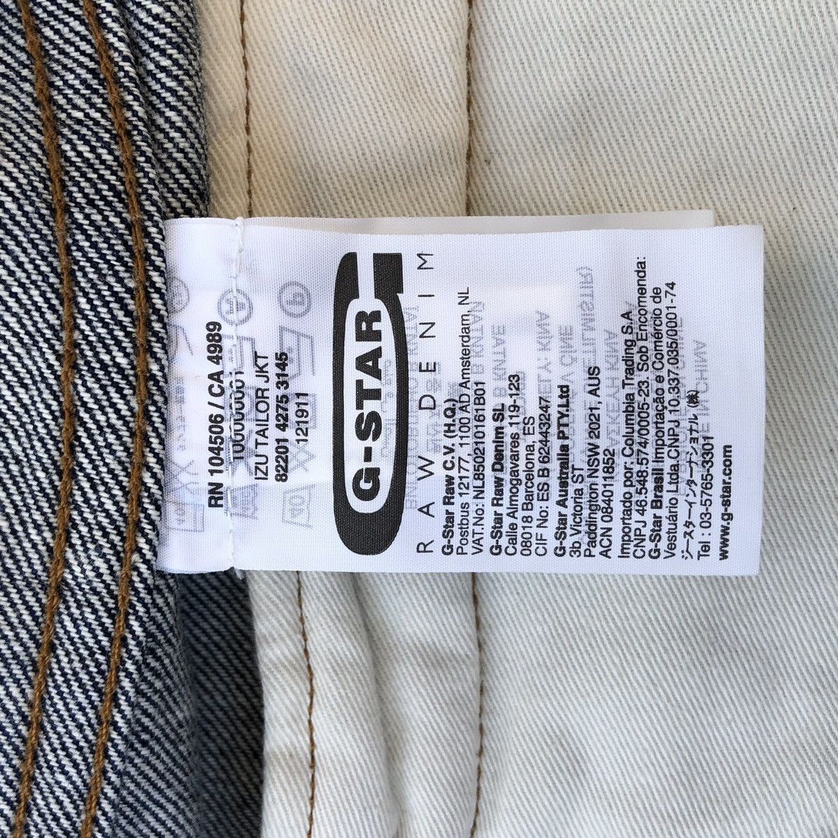 G-Star G-Star RAW Embroidery Spell Out Distressed Denim Jacket Size US M / EU 48-50 / 2 - 25 Thumbnail
