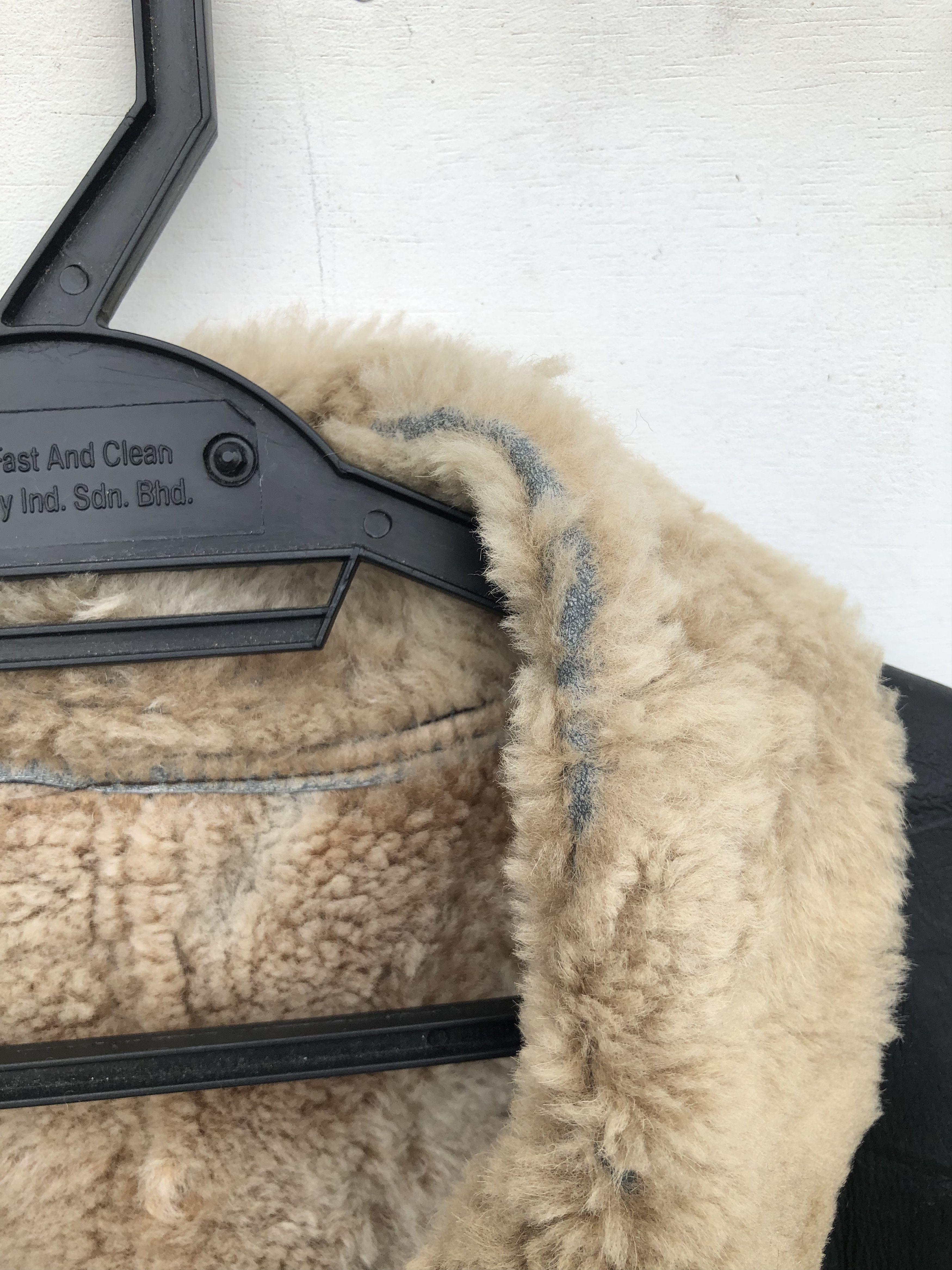 Japanese Brand RARE🔥FUR COLLAR FAUX LEATHER LONG COAT Size M / US 6-8 / IT 42-44 - 16 Thumbnail