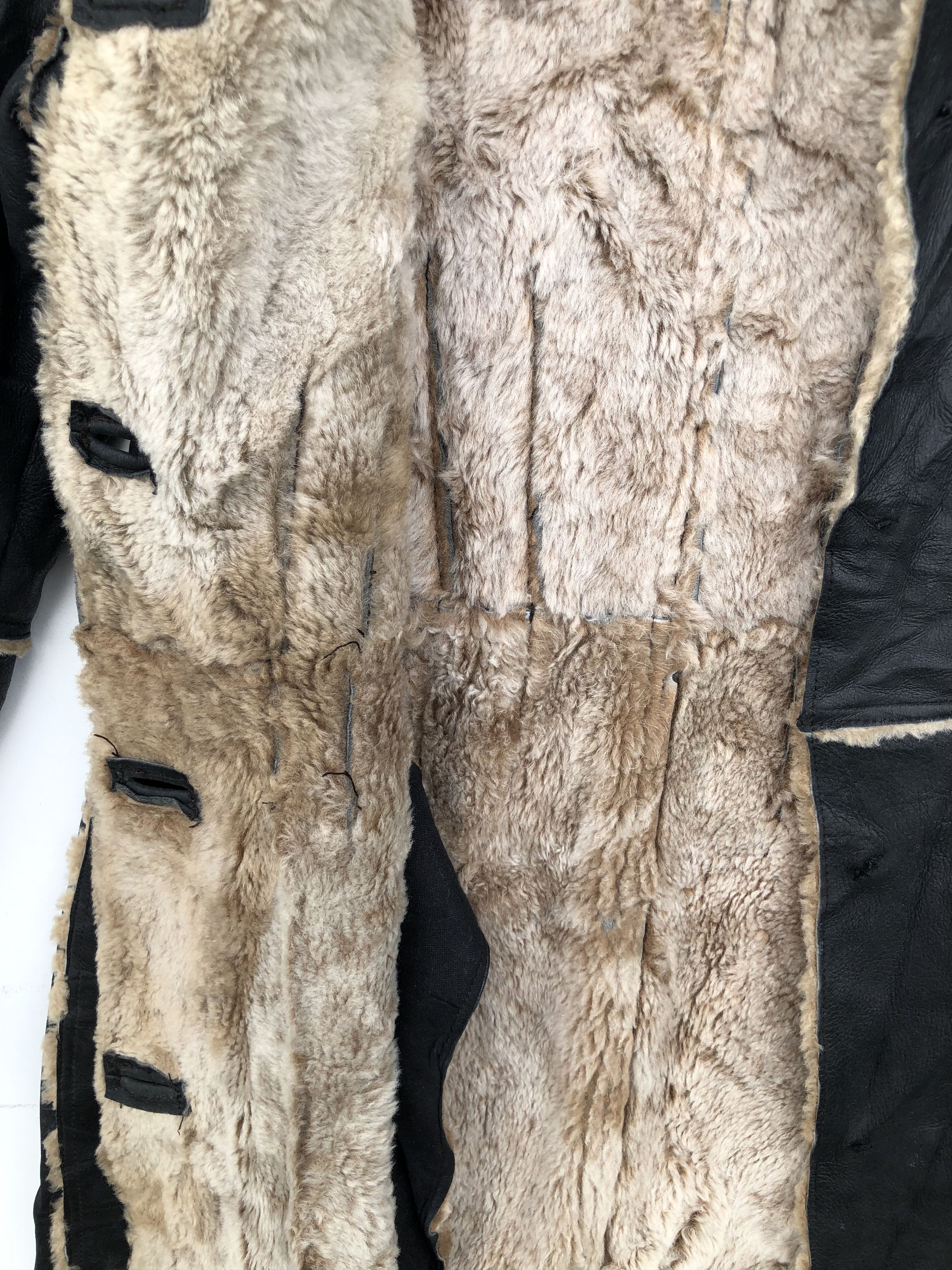 Japanese Brand RARE🔥FUR COLLAR FAUX LEATHER LONG COAT Size M / US 6-8 / IT 42-44 - 5 Thumbnail
