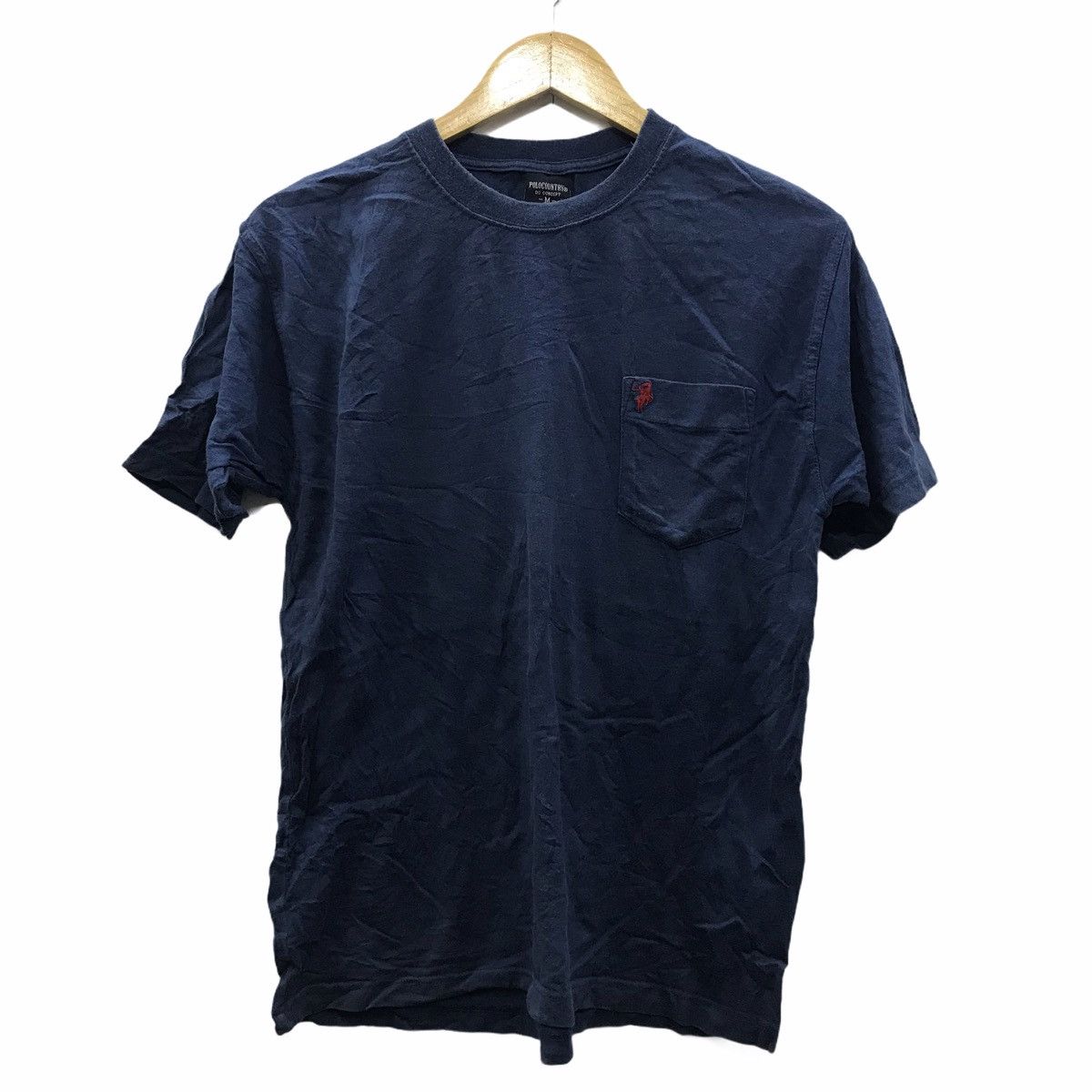 Vtg POLO COUNTRY BLUE Small Logo Pony Tee Shirt Pullover