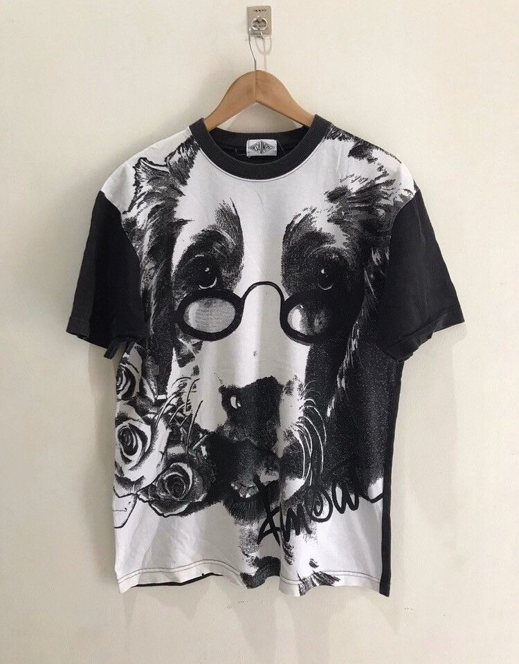 Kansai Yamamoto JapaneseBrand Kansai Yamamoto Dog Full Print Tshirt Size US L / EU 52-54 / 3 - 1 Thumbnail