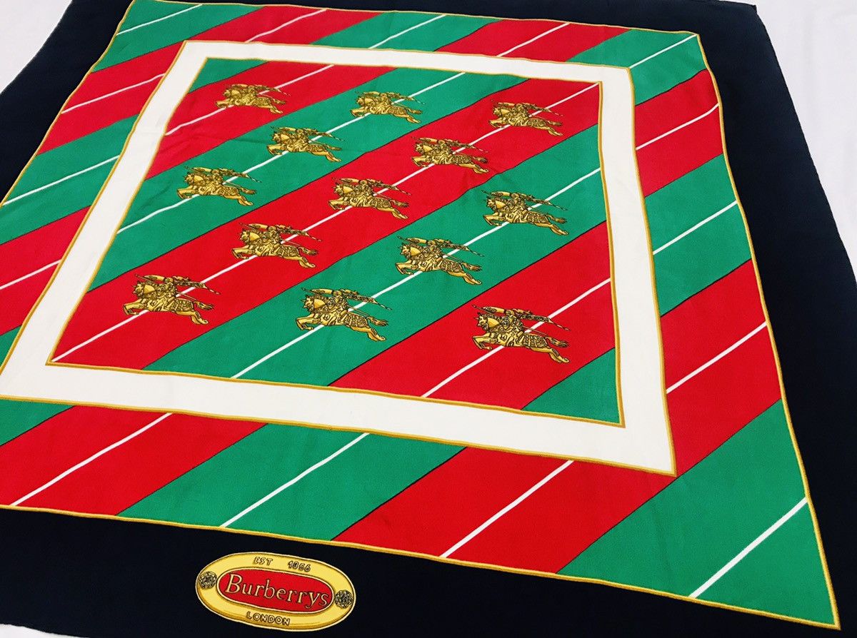 Burberry × Other × Vintage VINTAGE BURBERRYS PRORSUM EST 1856 LONDON SILK SCARF Size ONE SIZE - 4 Thumbnail