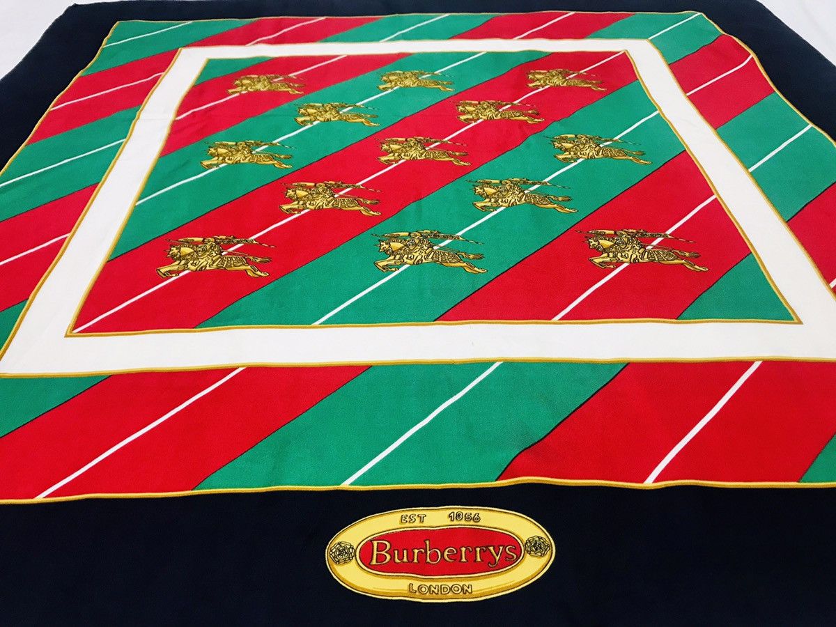 Burberry × Other × Vintage VINTAGE BURBERRYS PRORSUM EST 1856 LONDON SILK SCARF Size ONE SIZE - 7 Thumbnail
