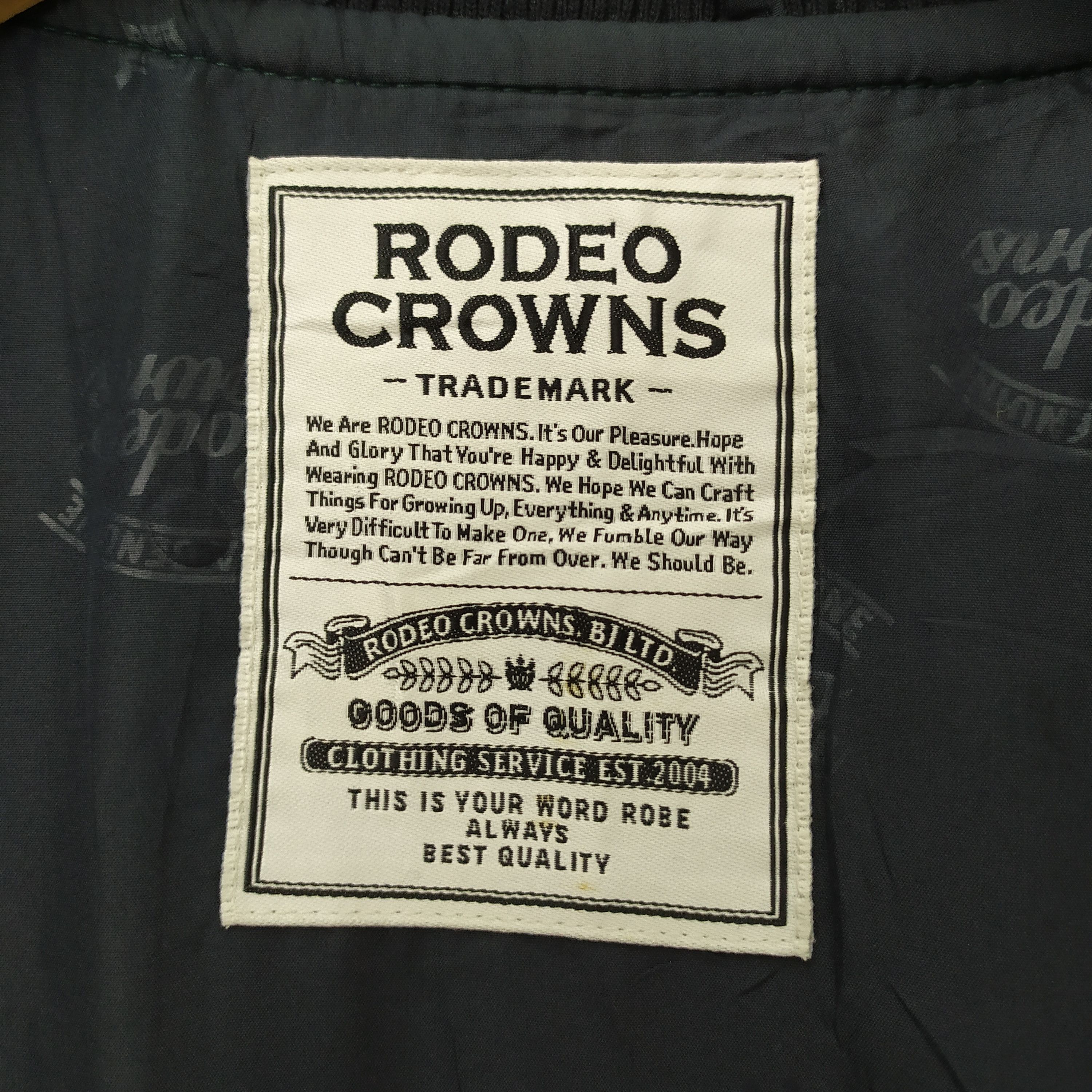 Flannel Rodeo Crowns Chekered Plaid Wool Varsity Jacket Size US M / EU 48-50 / 2 - 11 Thumbnail