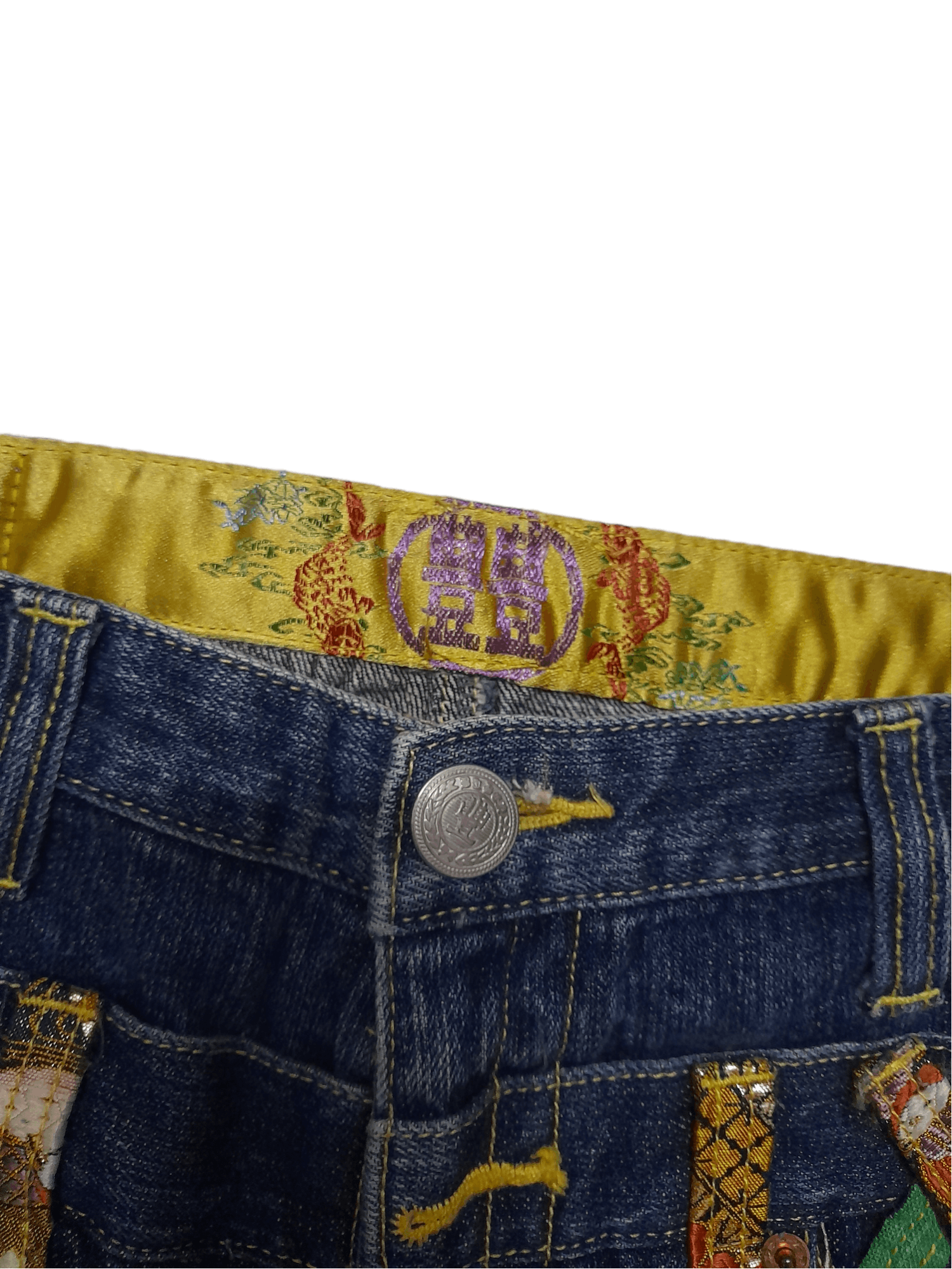 Japanese Brand Buden 2 Waist Denim Japan Art (E174) Size US 29 - 4 Thumbnail