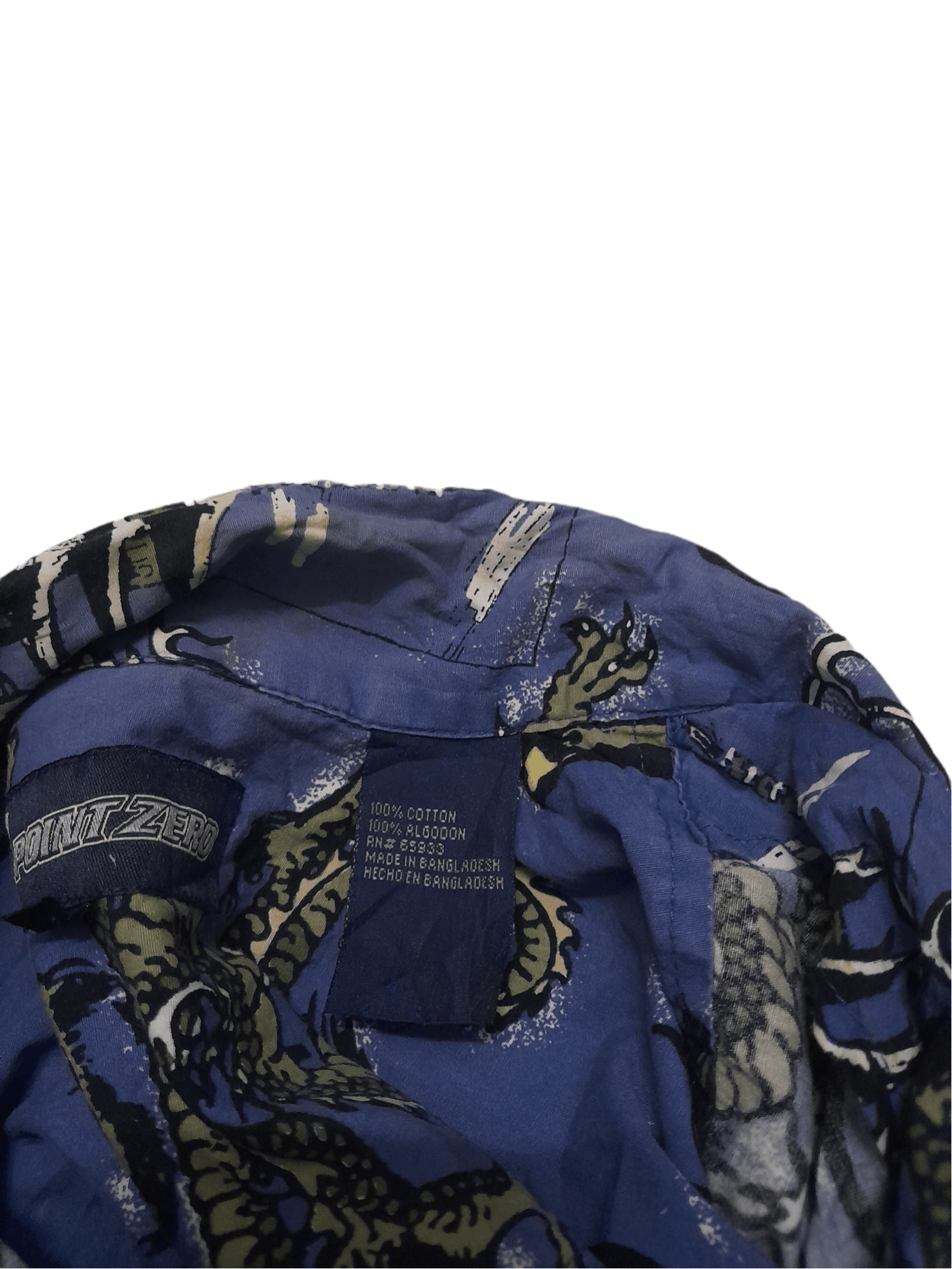 Point Zero Point Zero RYU Dragons Shirt like Stussy (E201) Size US L / EU 52-54 / 3 - 6 Thumbnail